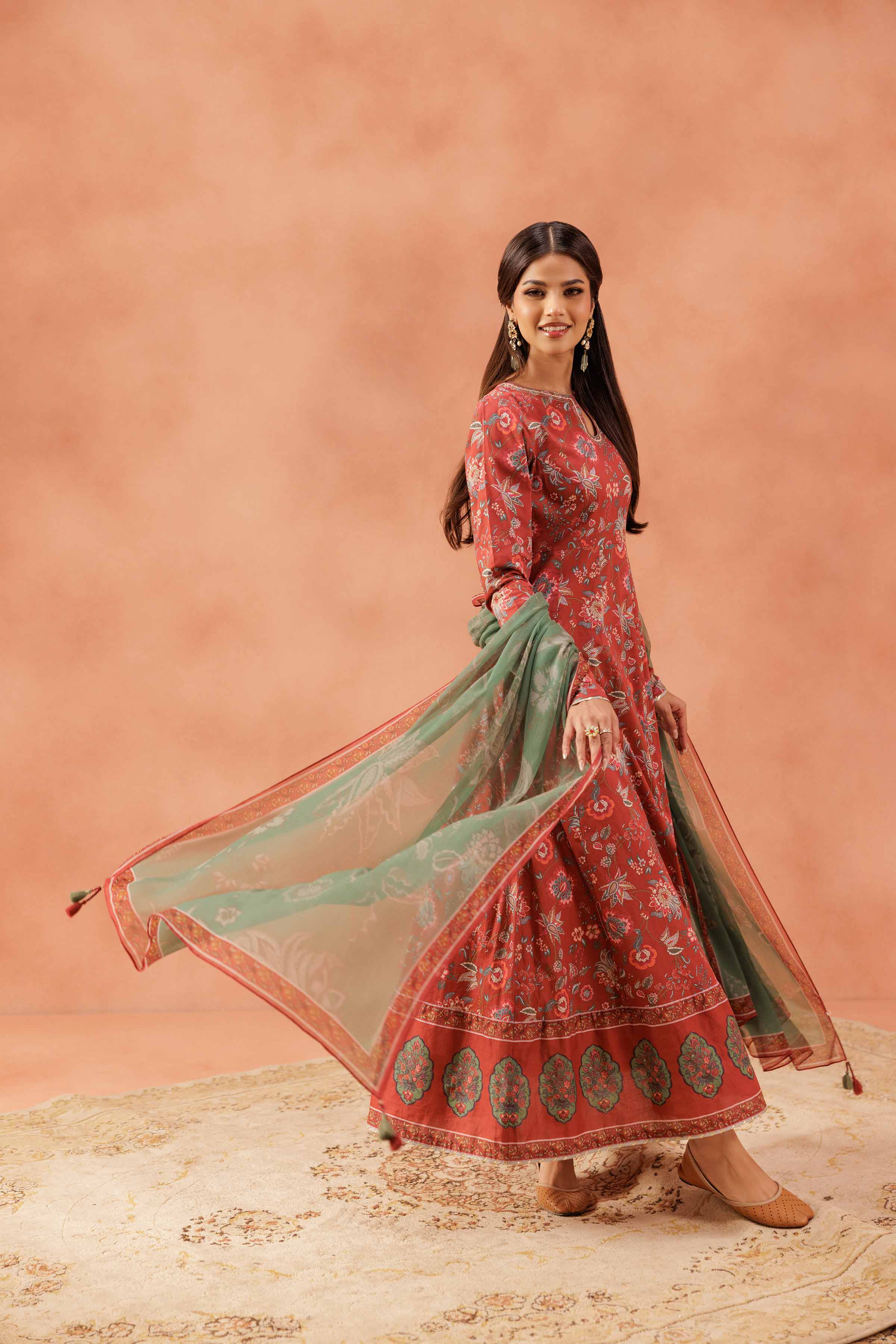 2 Piece - Embroidered Suit - KFE25-144