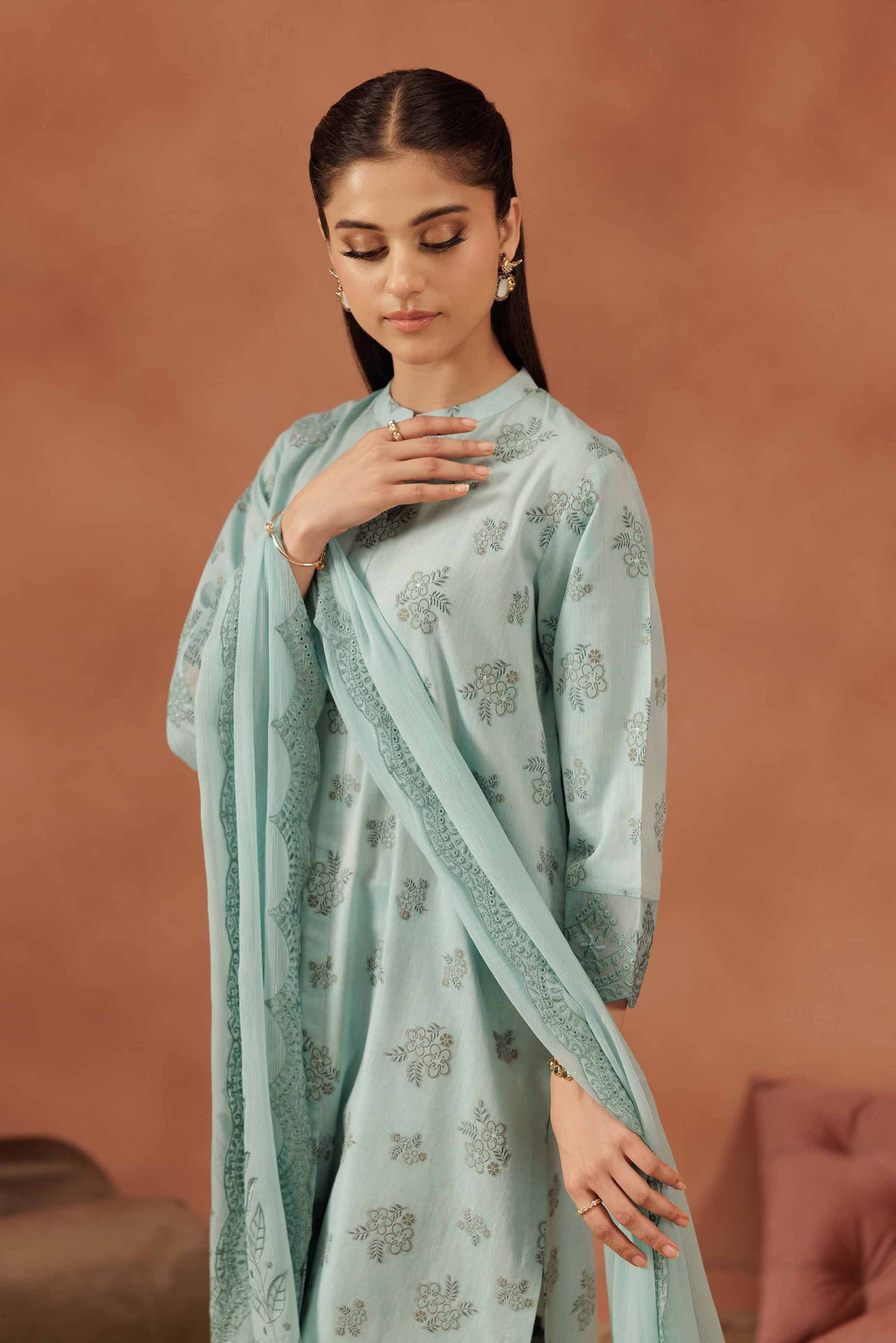 3 Piece - Embroidered Suit - KFE25-159 for Women - Pret Collection | Nishat | Shop Online