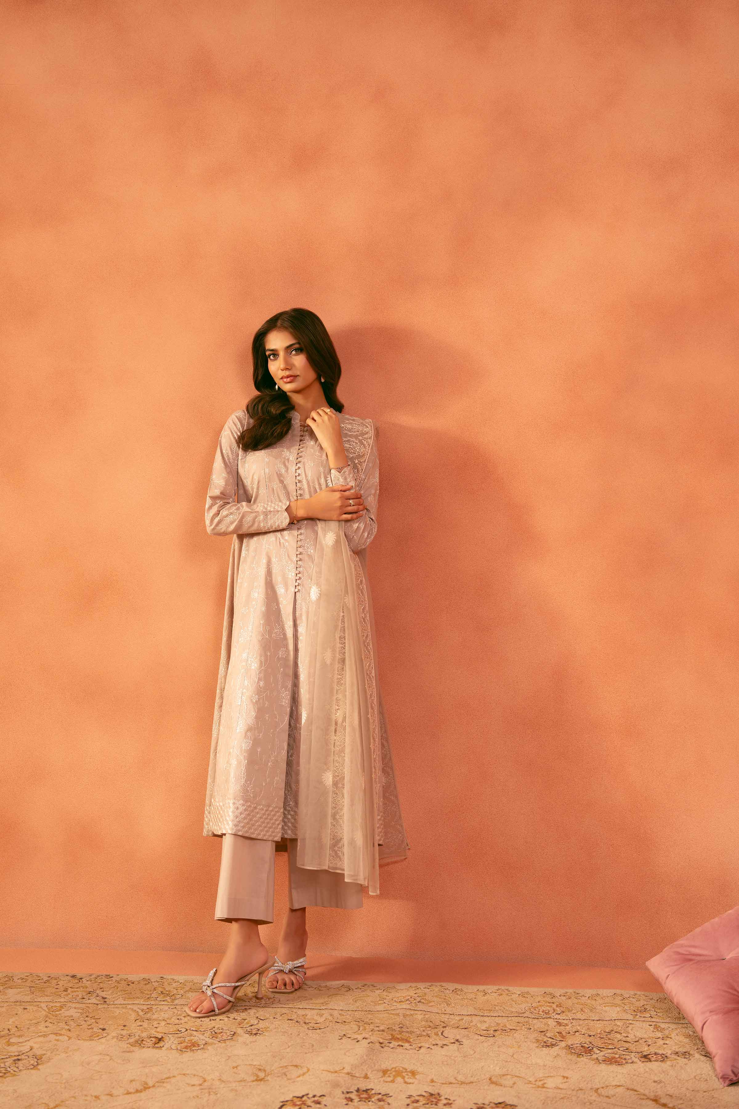 3 Piece - Embroidered Suit - KFE25-181 for Women - Pret Collection | Nishat | Shop Online