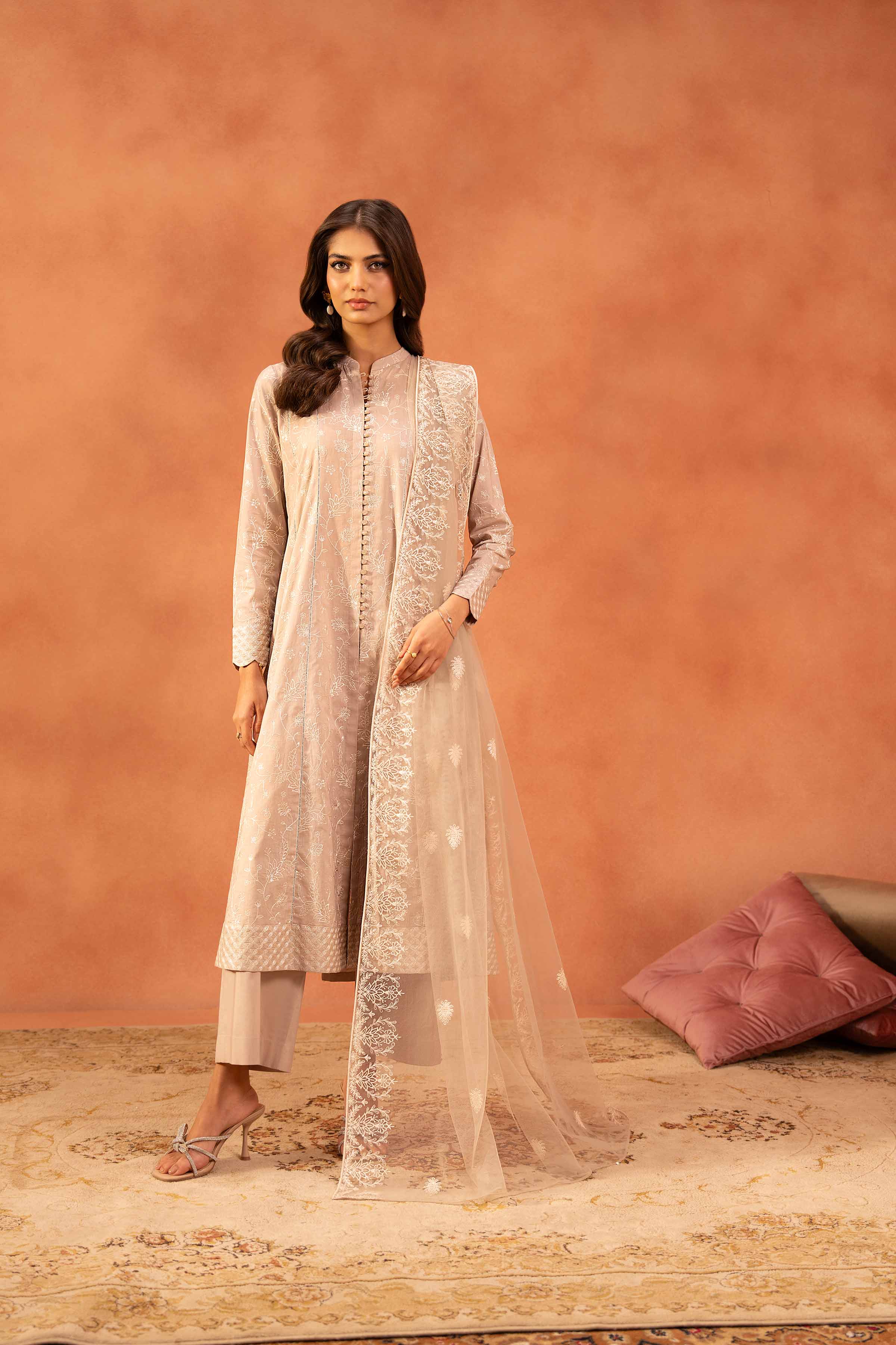 3 Piece - Embroidered Suit - KFE25-181 for Women - Pret Collection | Nishat | Shop Online