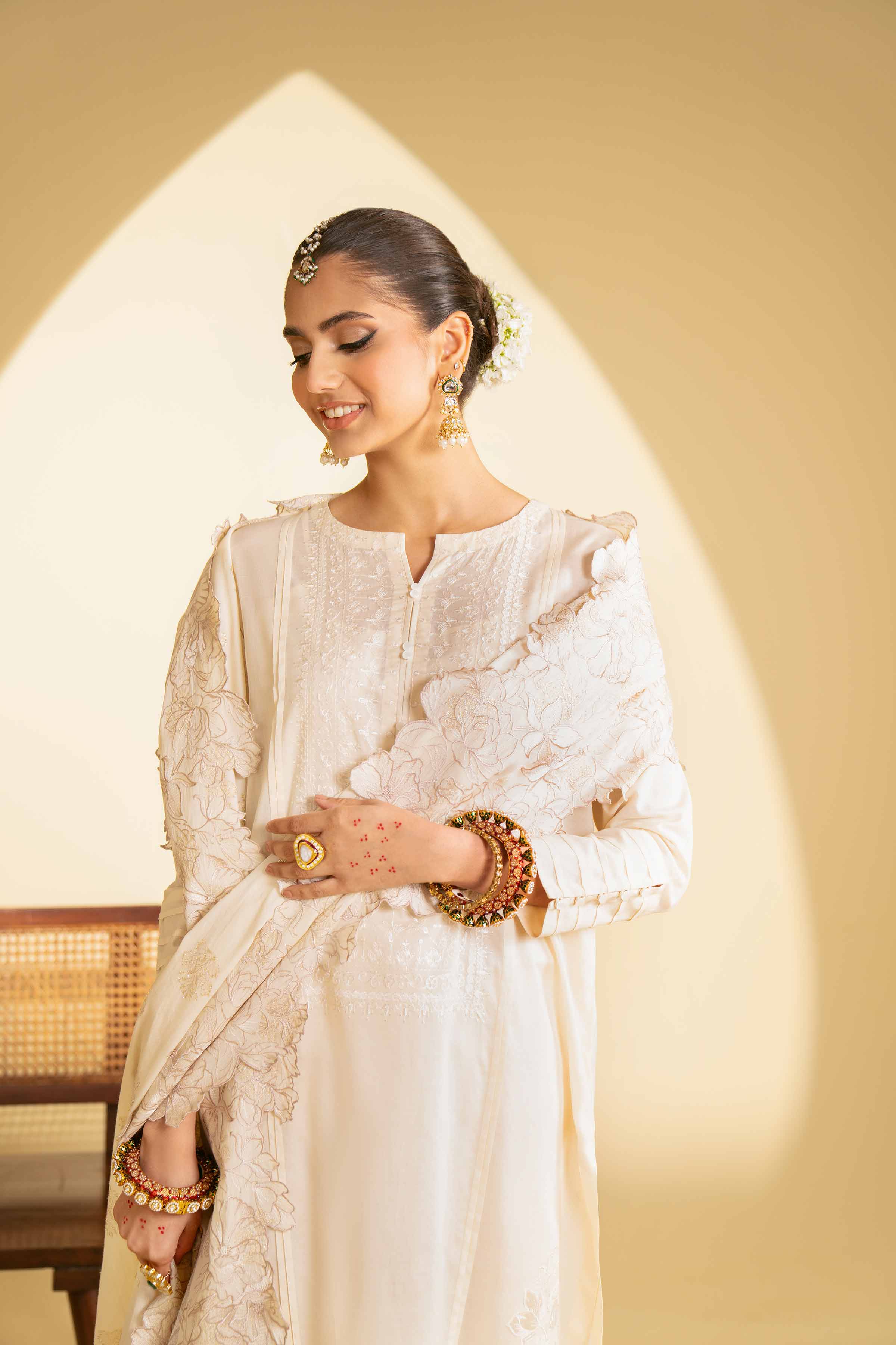 3 Piece - Embroidered Suit - KFE25-19