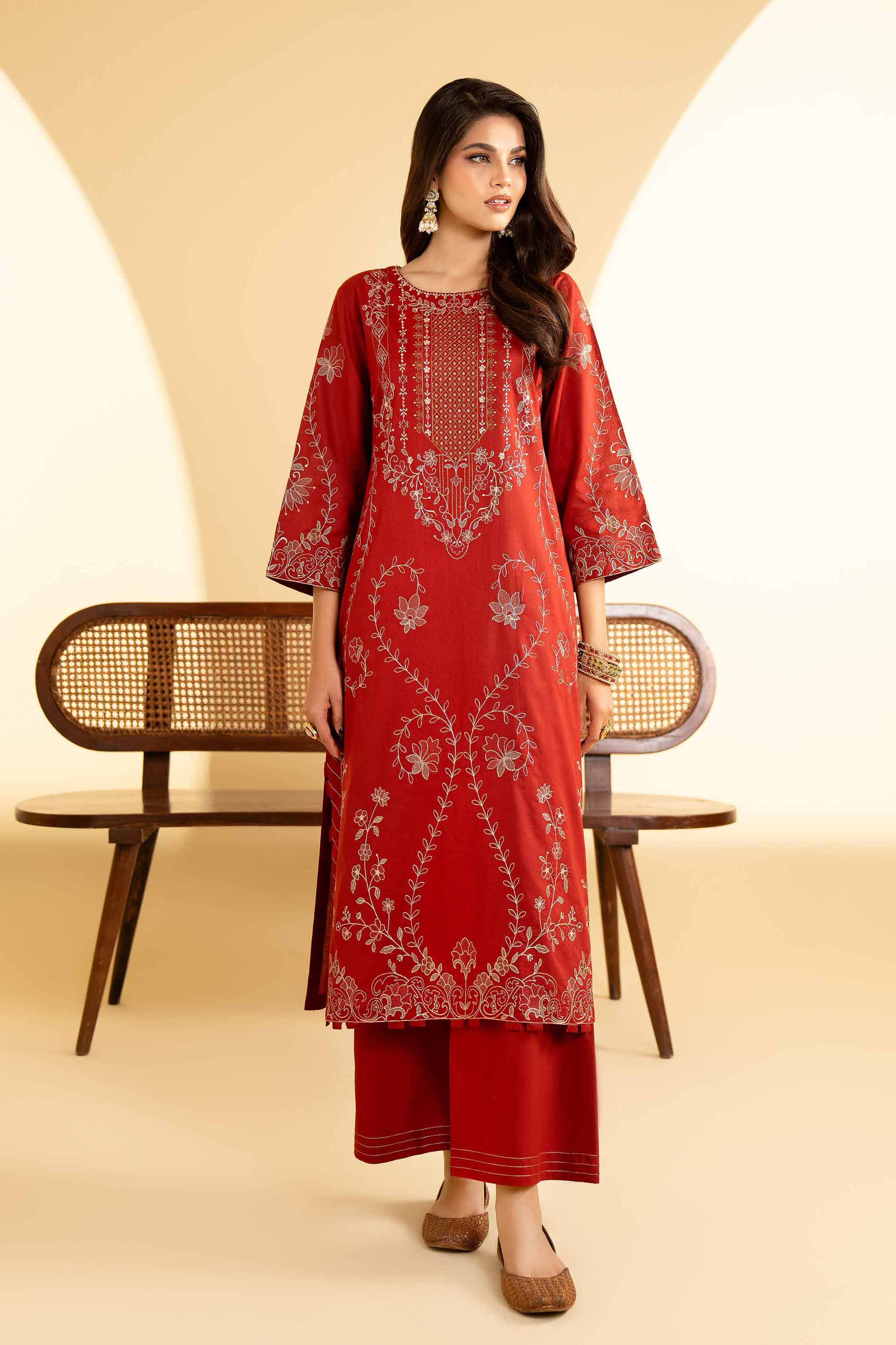 2 Piece - Embroidered Suit - KFE25-21