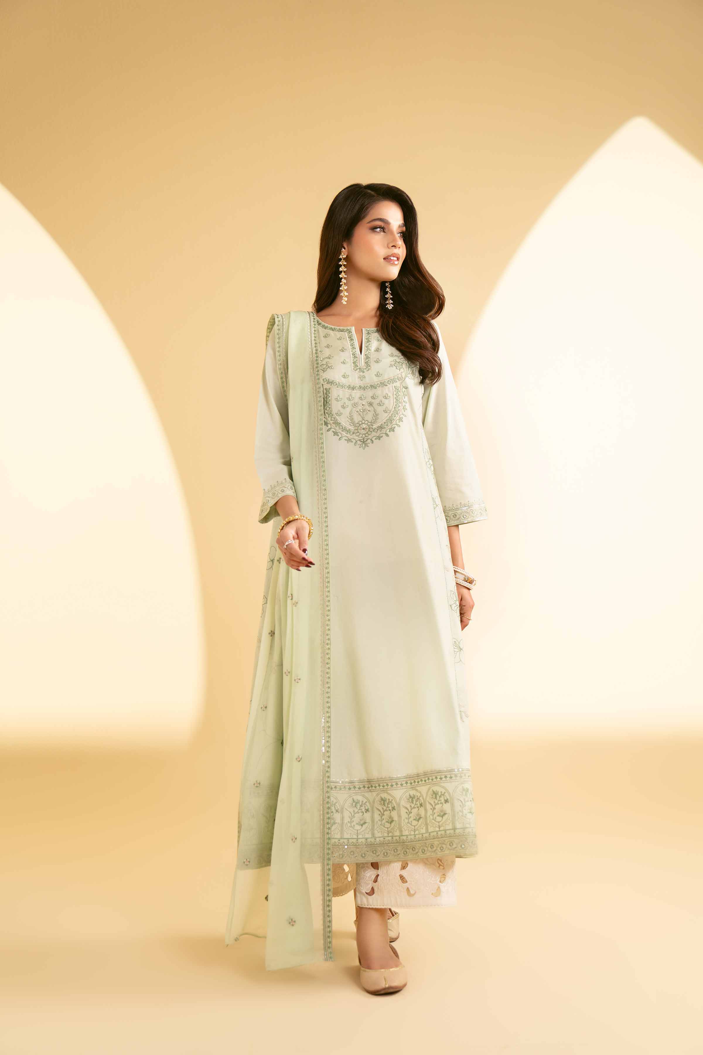2 Piece - Embroidered Suit - KFE25-22