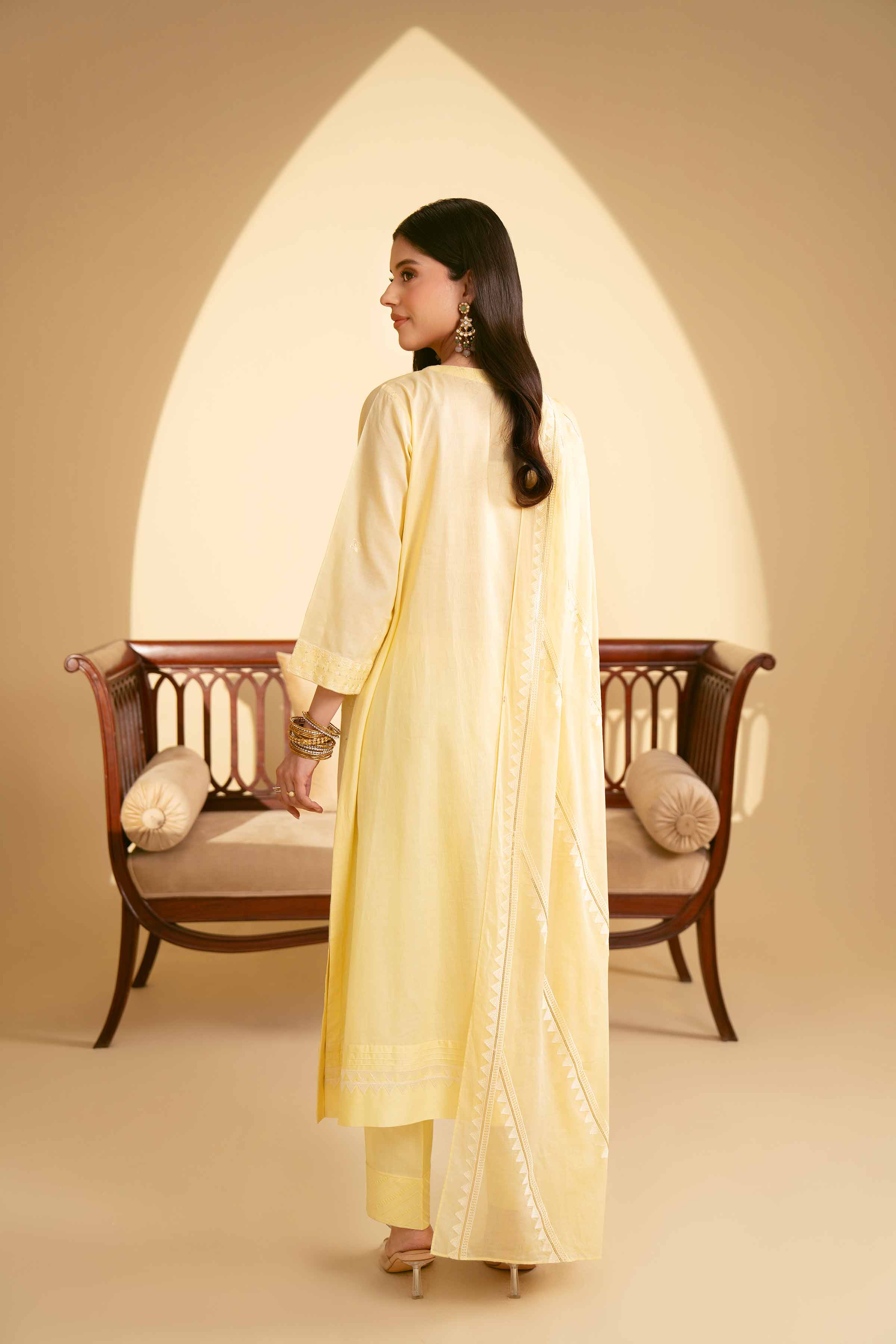 3 Piece - Embroidered Suit - KFE25-23