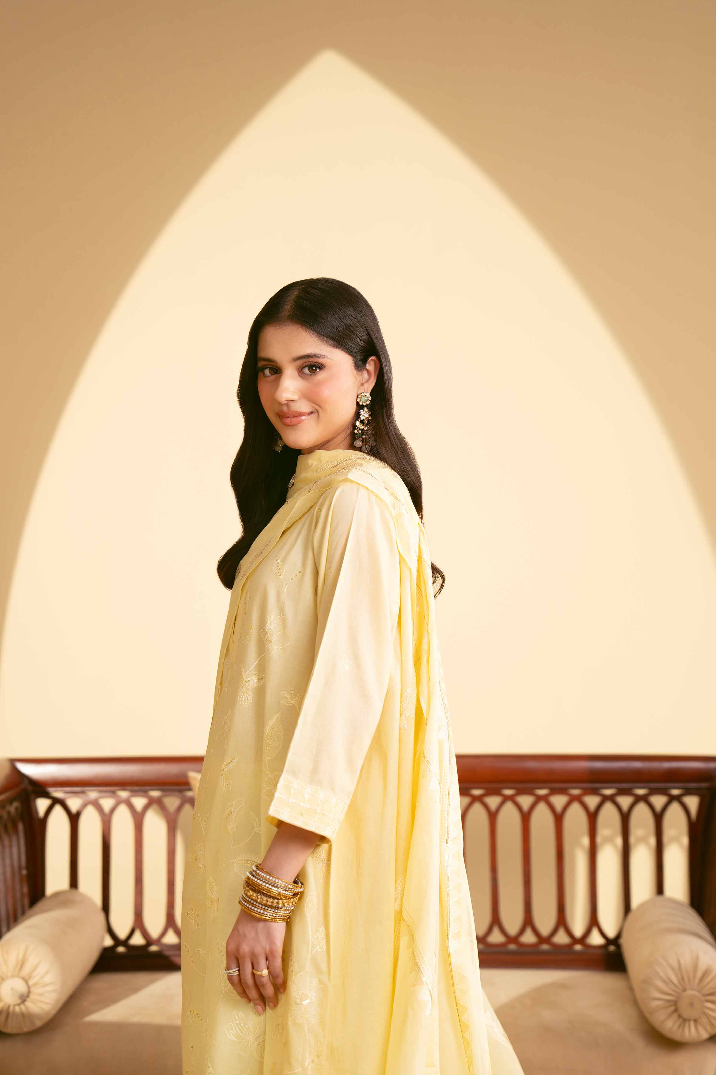 3 Piece - Embroidered Suit - KFE25-23