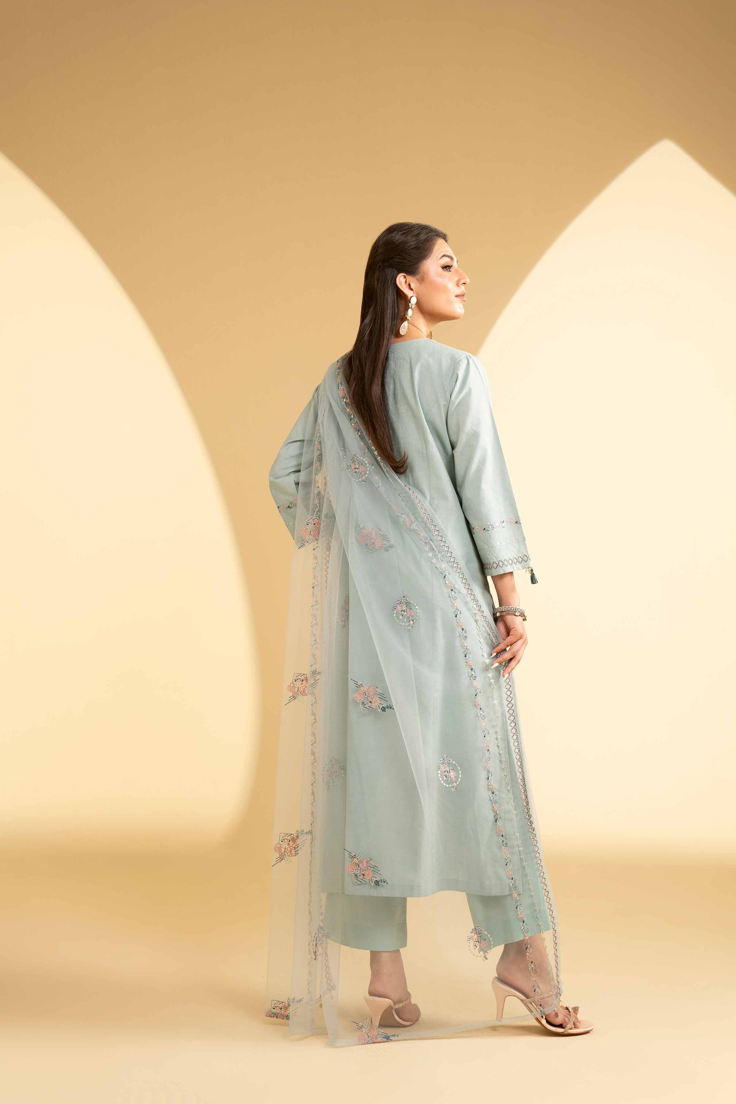 3 Piece - Embroidered Suit - KFE25-27