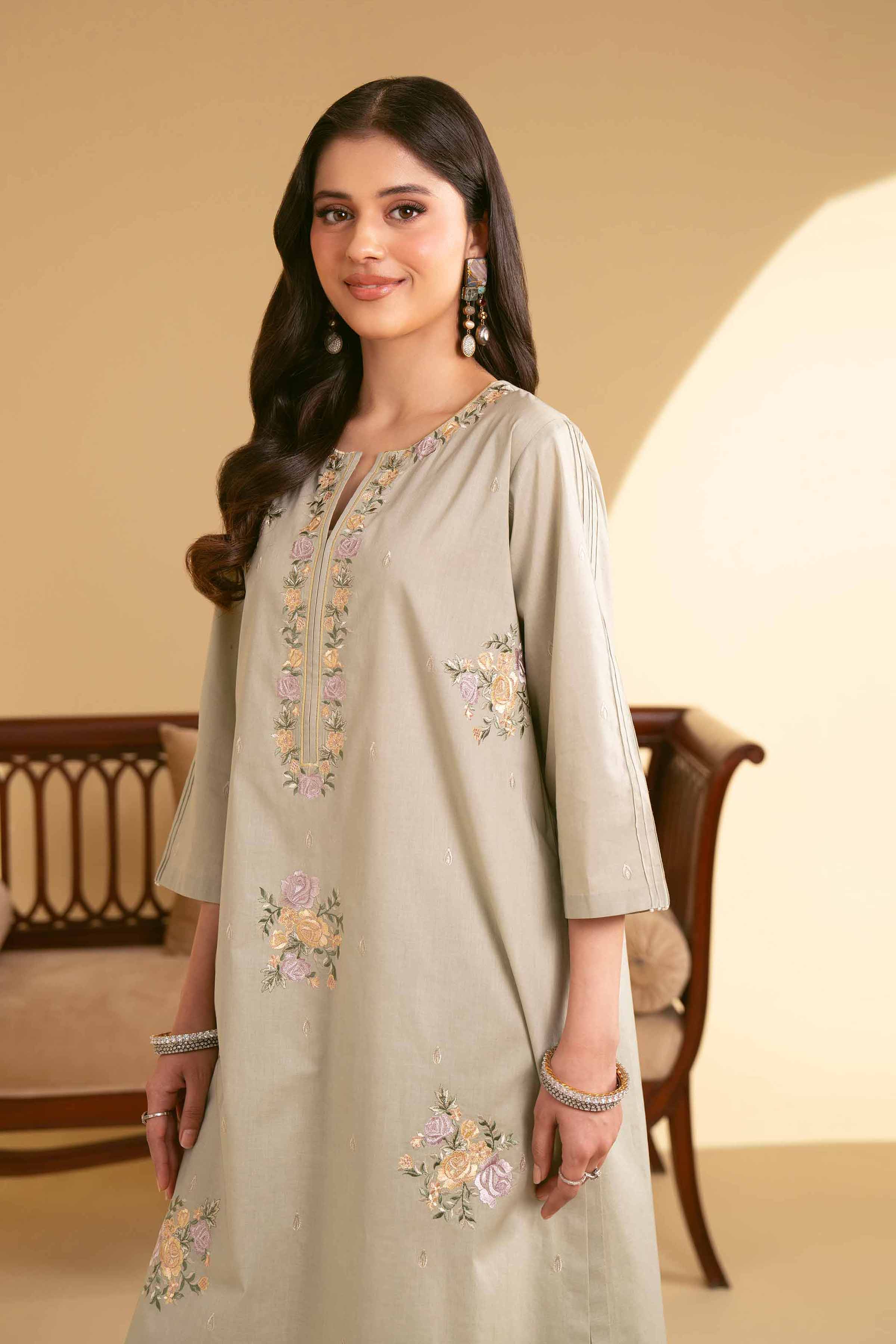 2 Piece - Embroidered Suit - KFE25-32