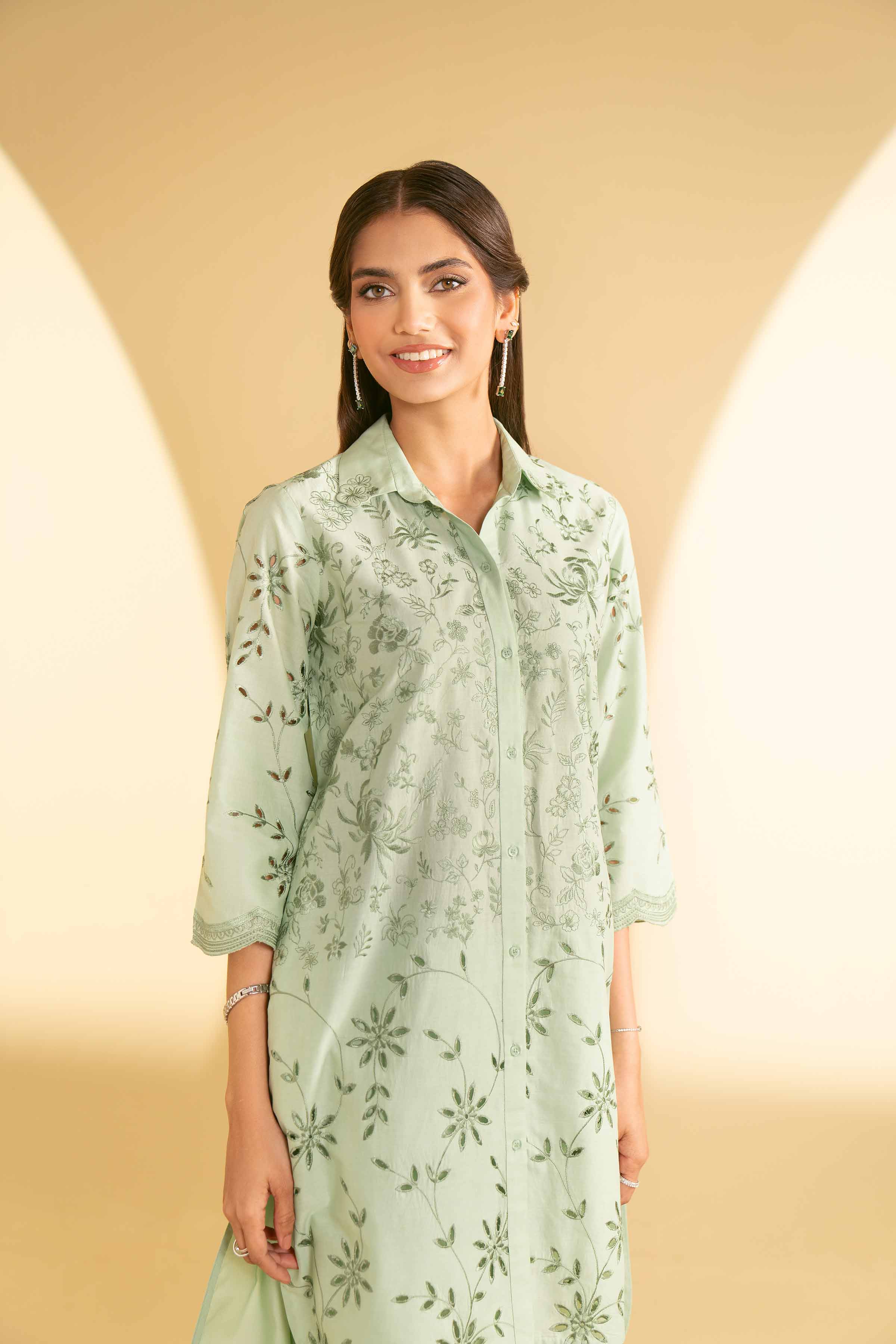 2 Piece - Embroidered Suit - KFE25-33