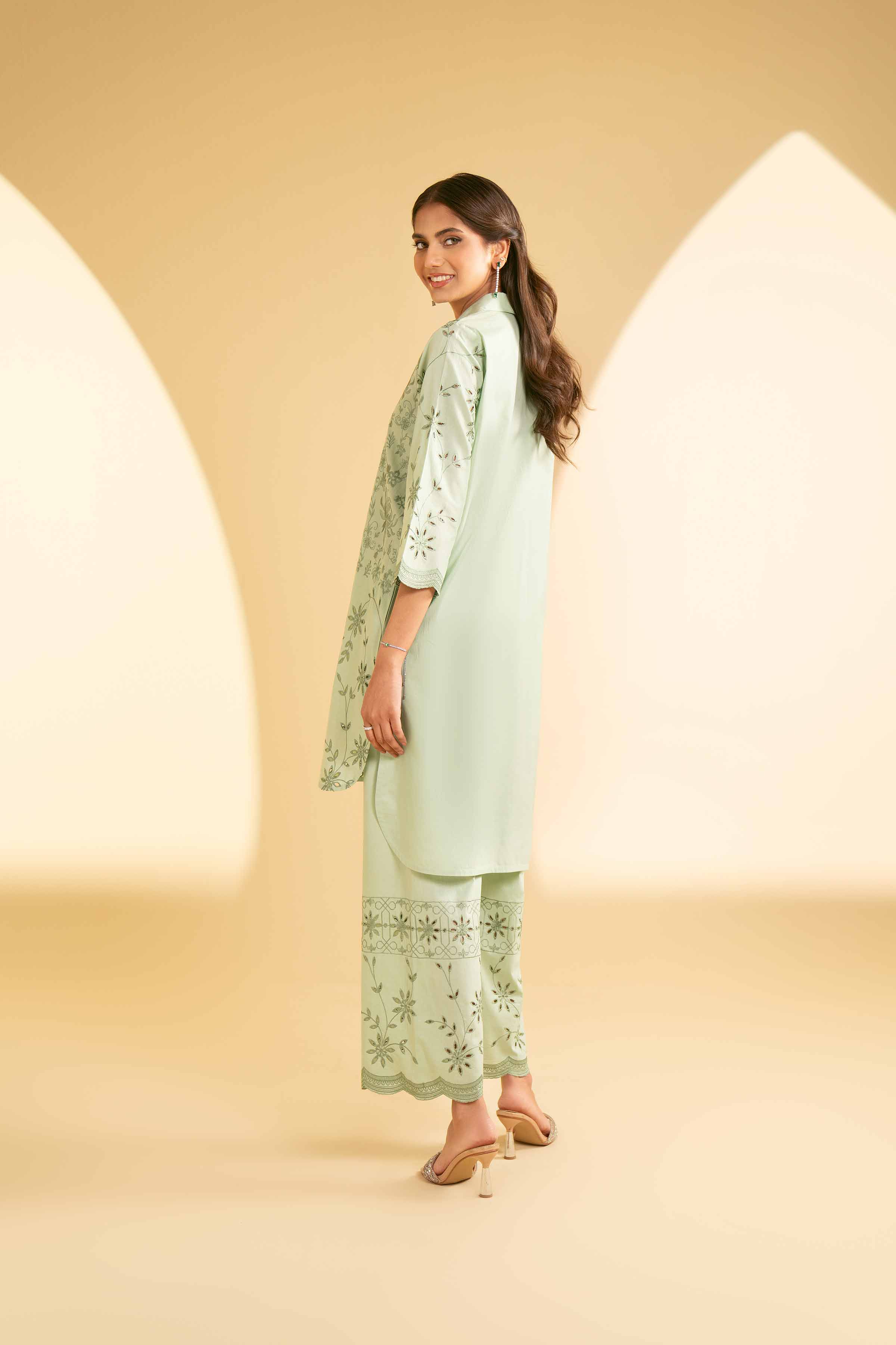 2 Piece - Embroidered Suit - KFE25-33