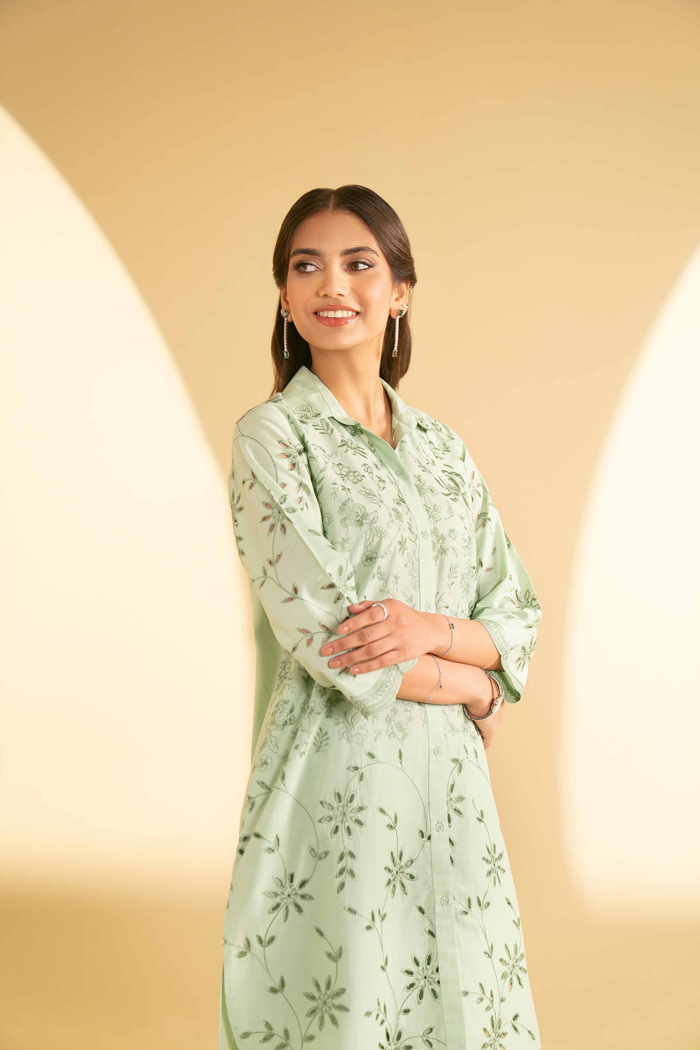 2 Piece - Embroidered Suit - KFE25-33