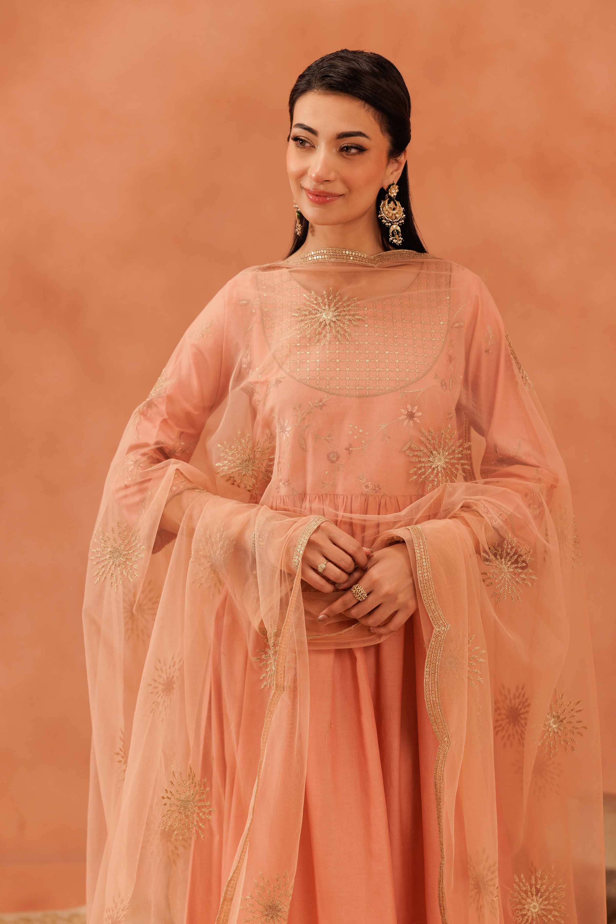 2 Piece - Embroidered Suit - KFE25-36