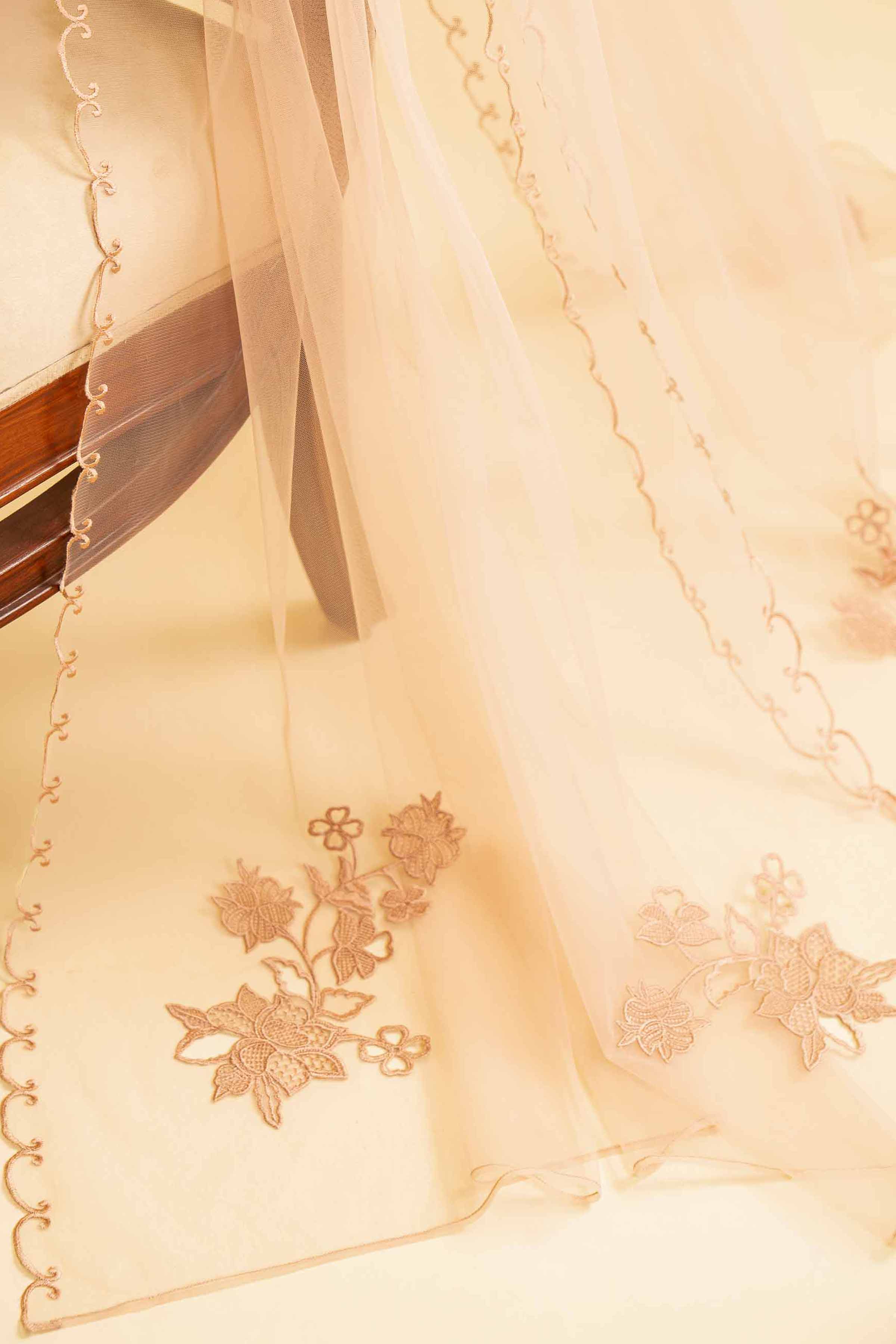 Embroidered Dupatta - KFE25-50