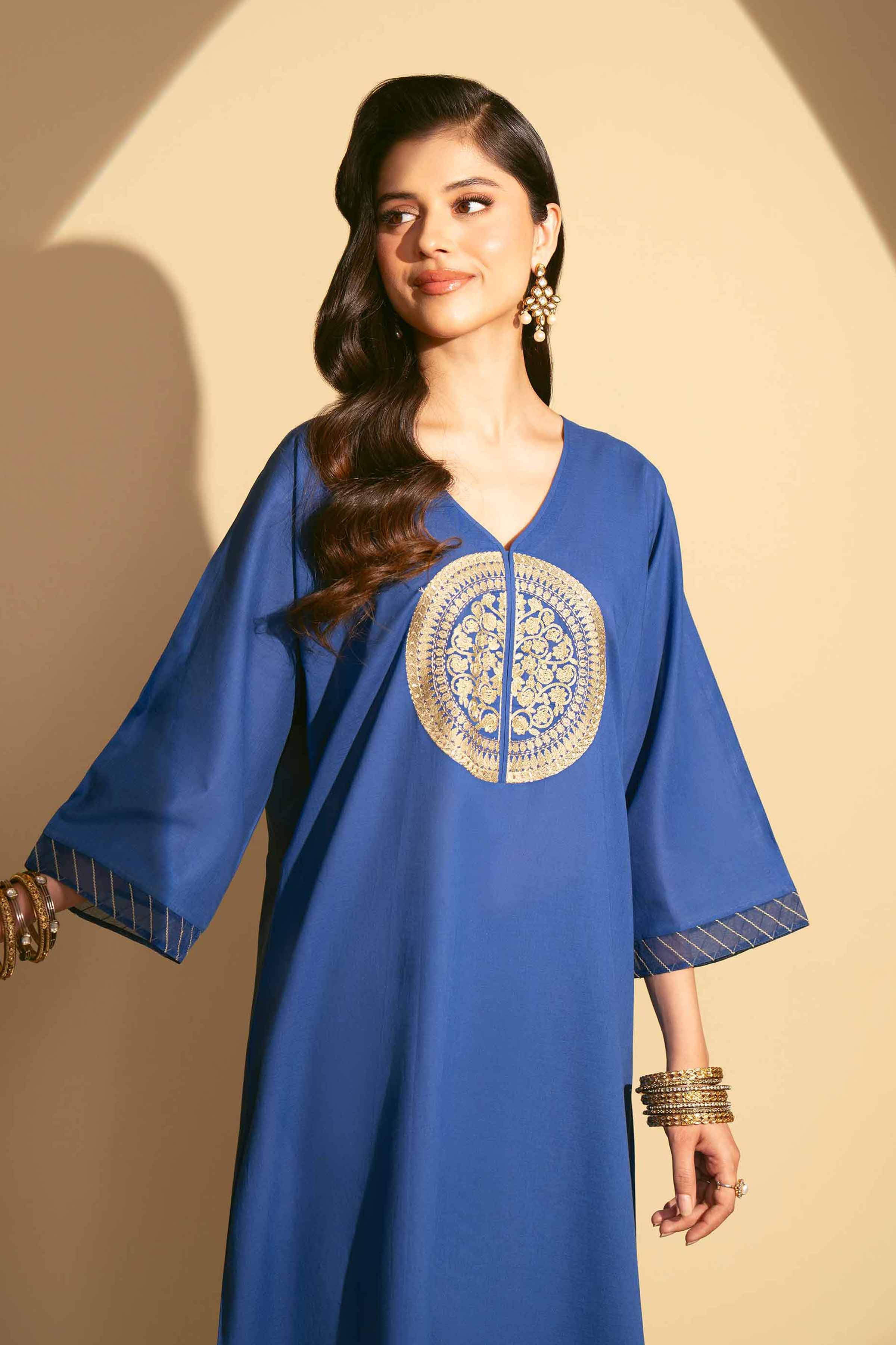 2 Piece - Embroidered Suit - KFE25-66