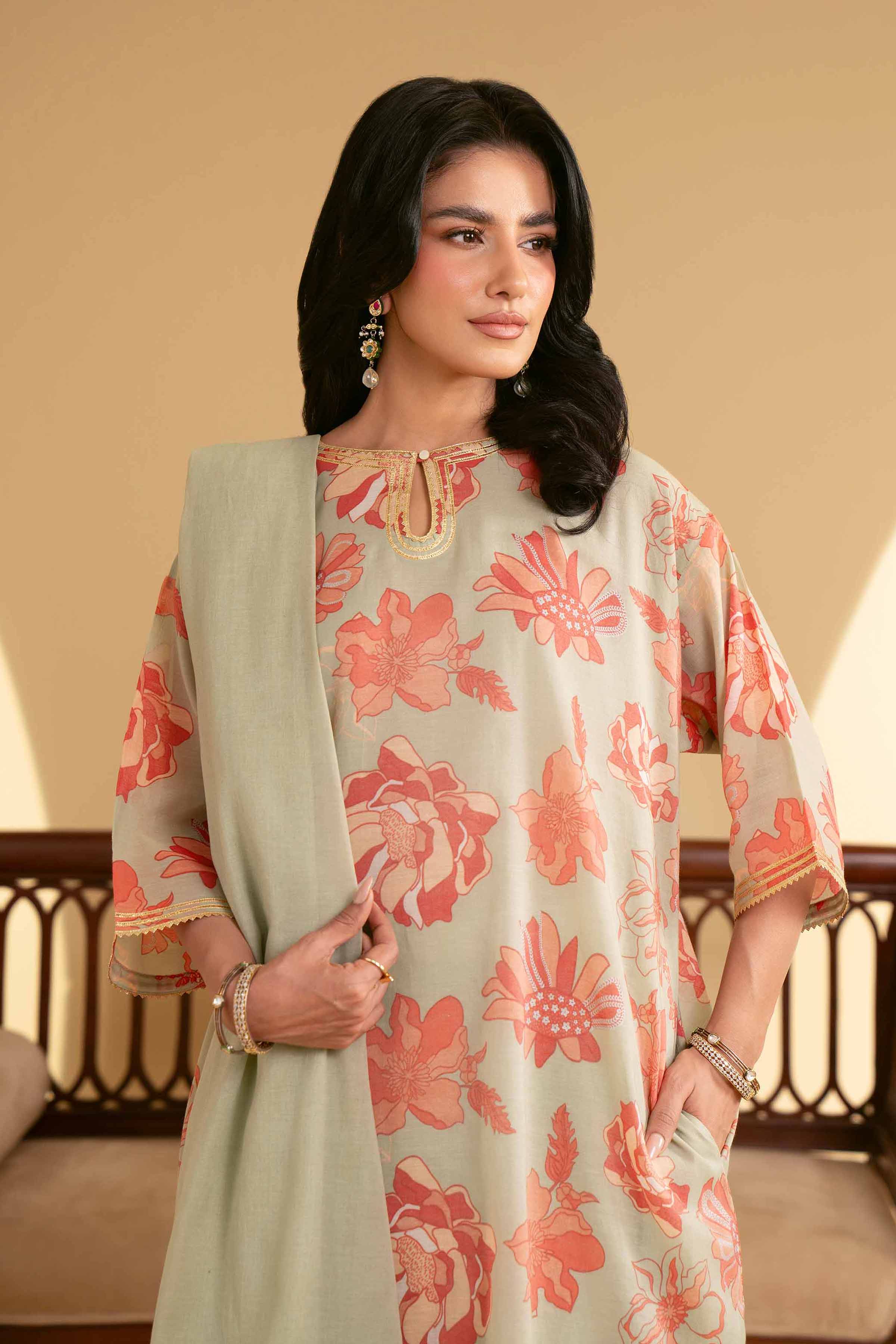 3 Piece - Printed Suit - KFE25-82