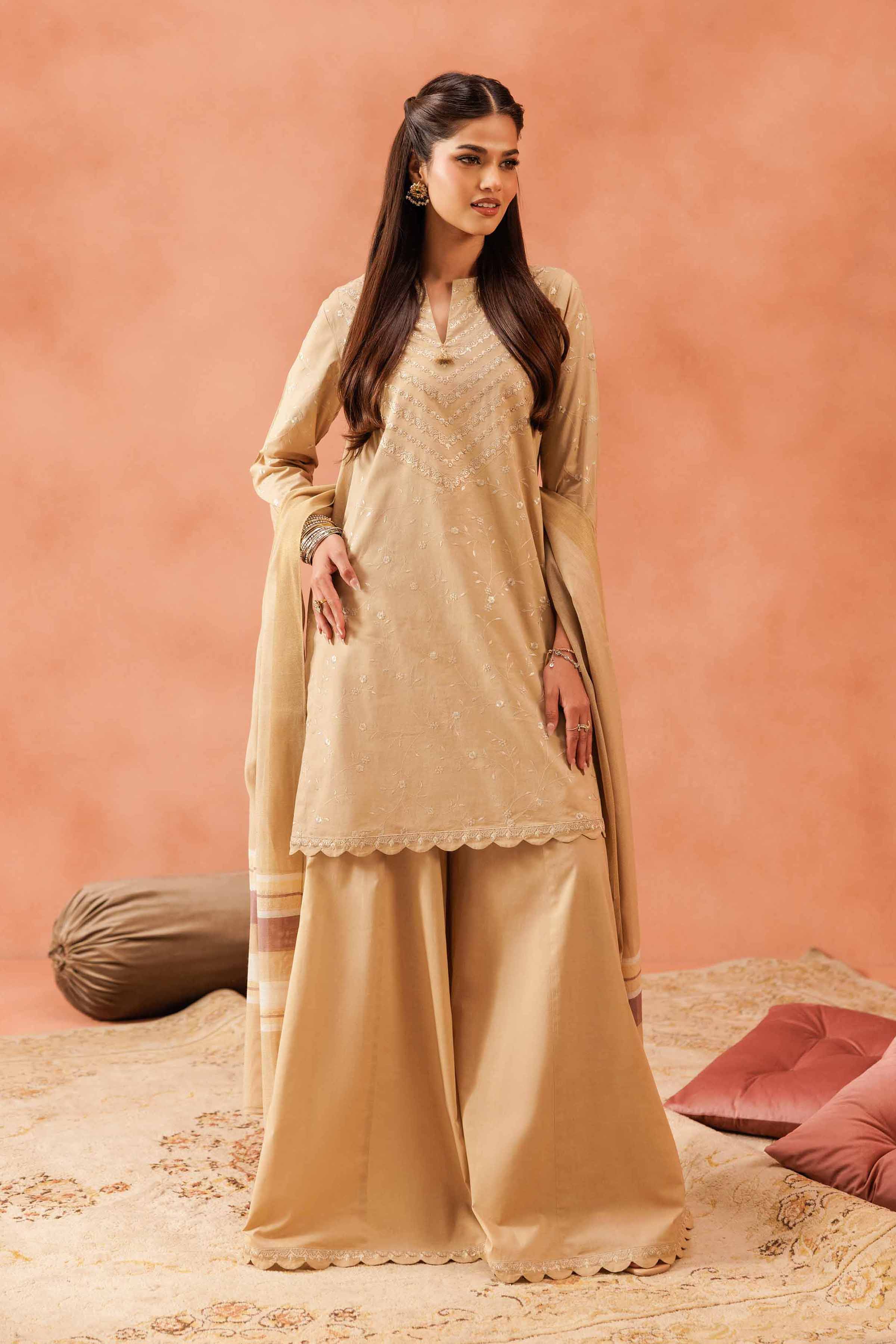3 Piece - Embroidered Suit - KFE25-85