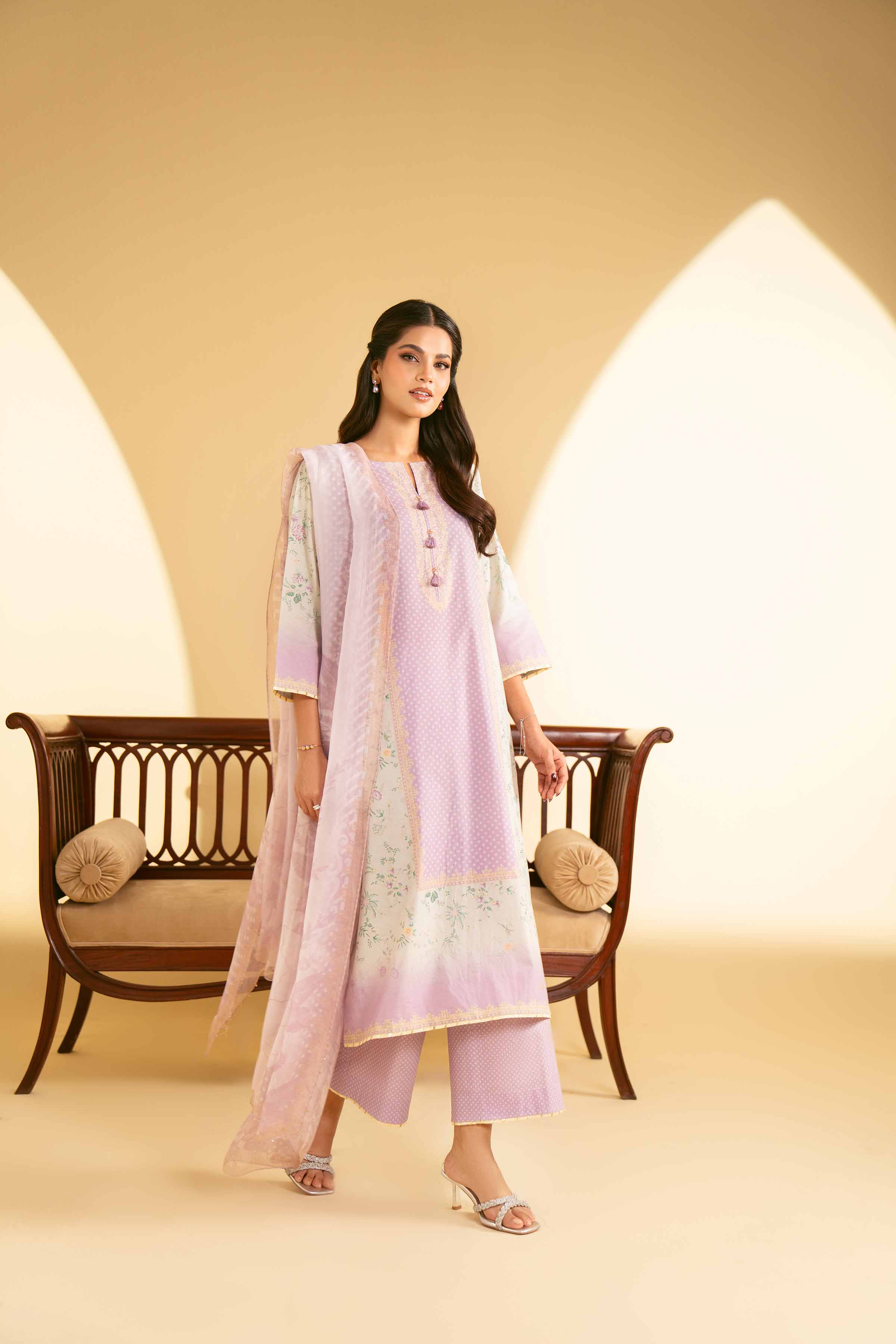3 Piece - Printed Suit - KFE25-89