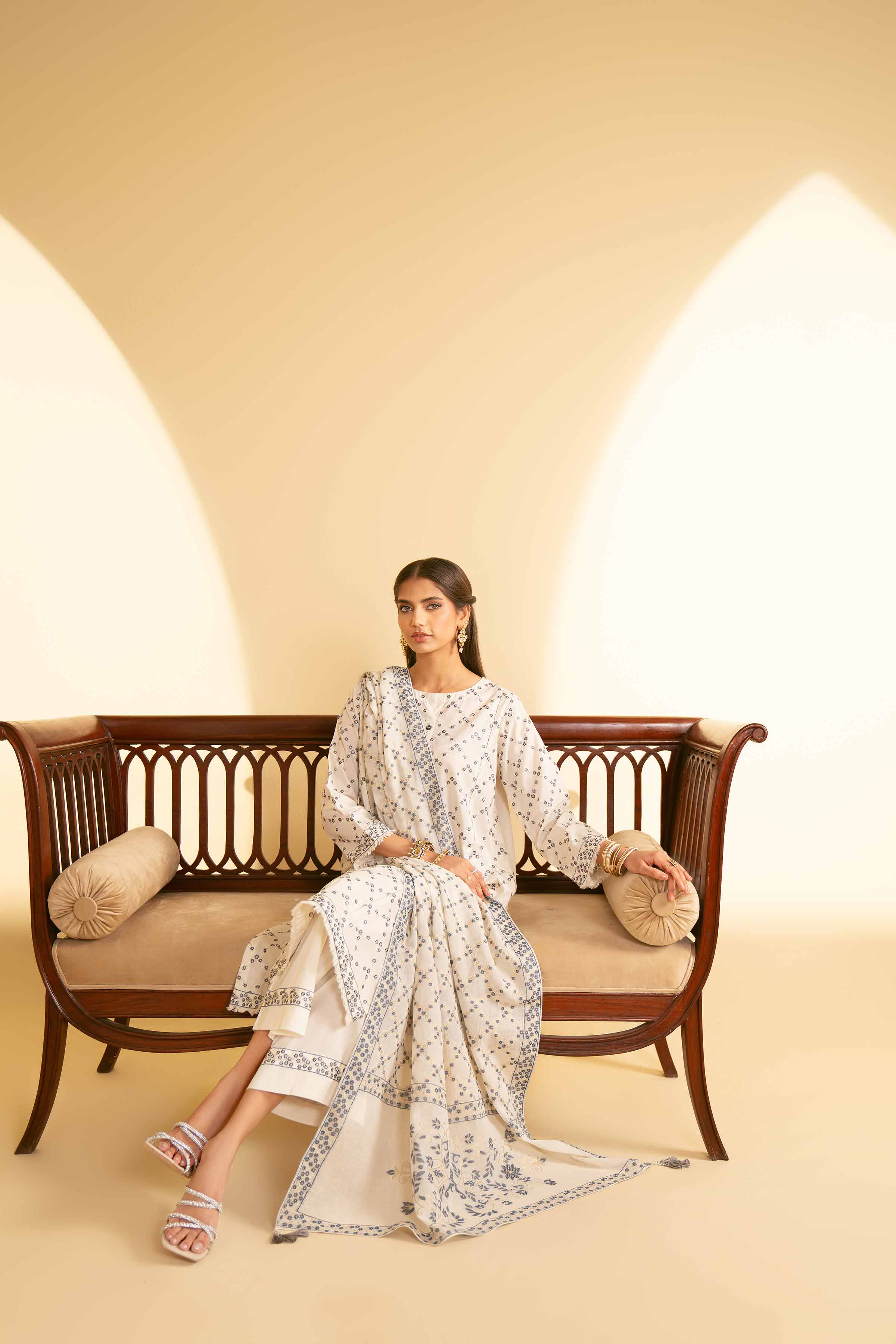 3 Piece - Embroidered Suit - KFE25-90