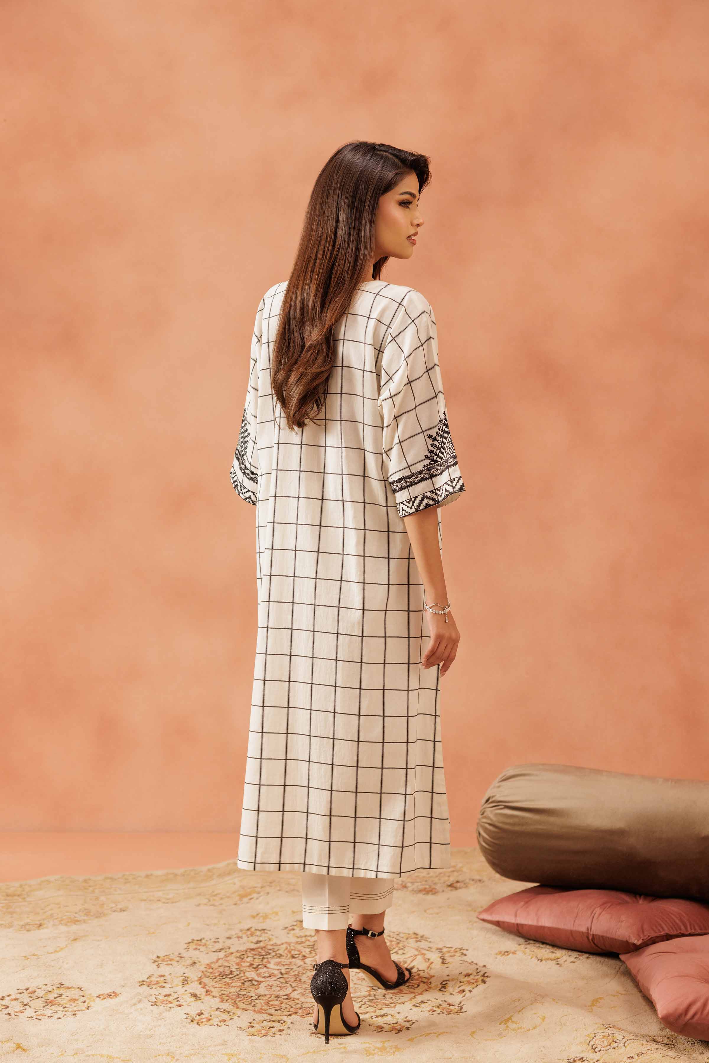 2 Piece - Printed Embroidered Suit - KFE25-92 for Women - Pret Collection | Nishat | Shop Online