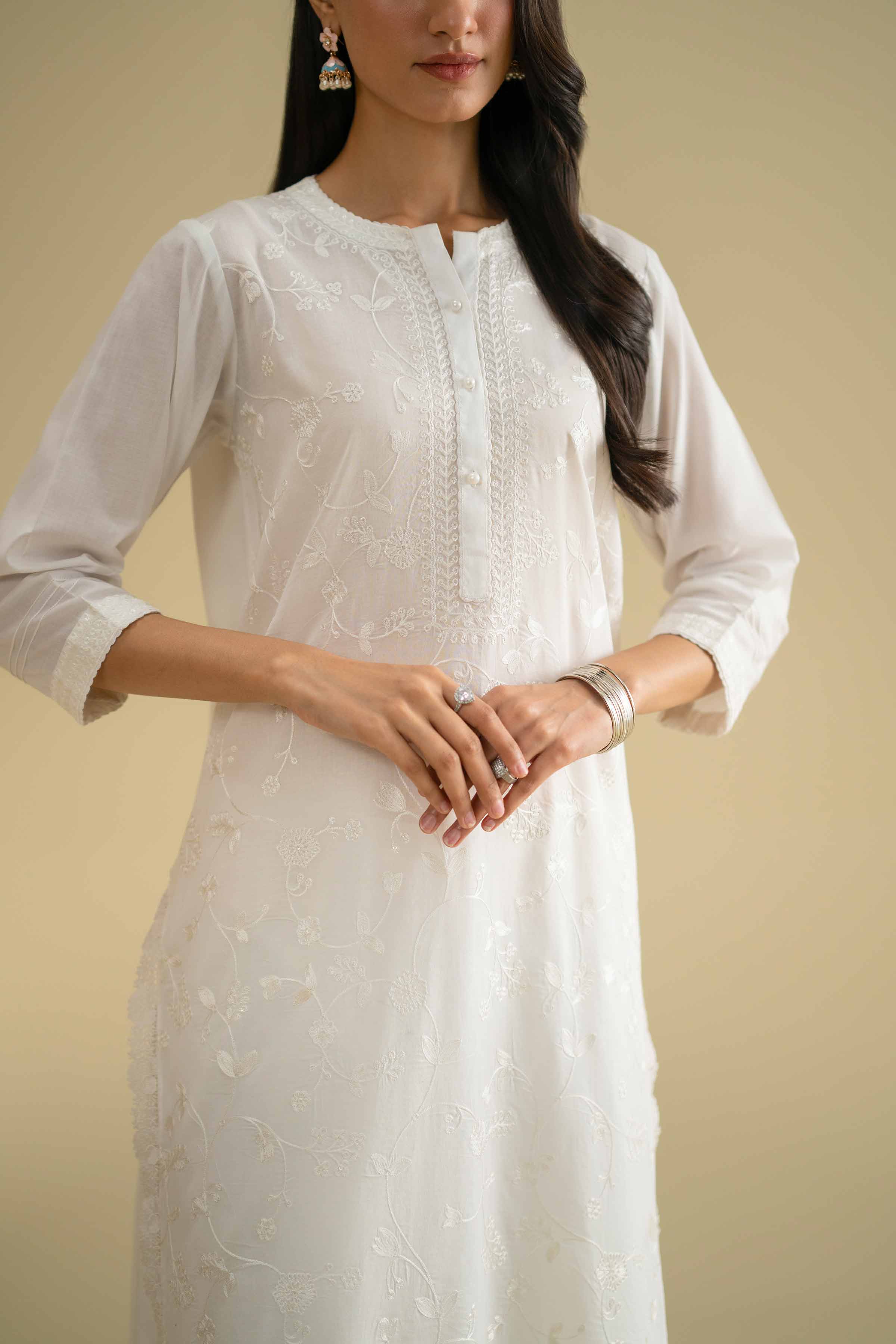 Embroidered Shirt - KFE26-03 for Women - Pret Collection | Nishat | Shop Online