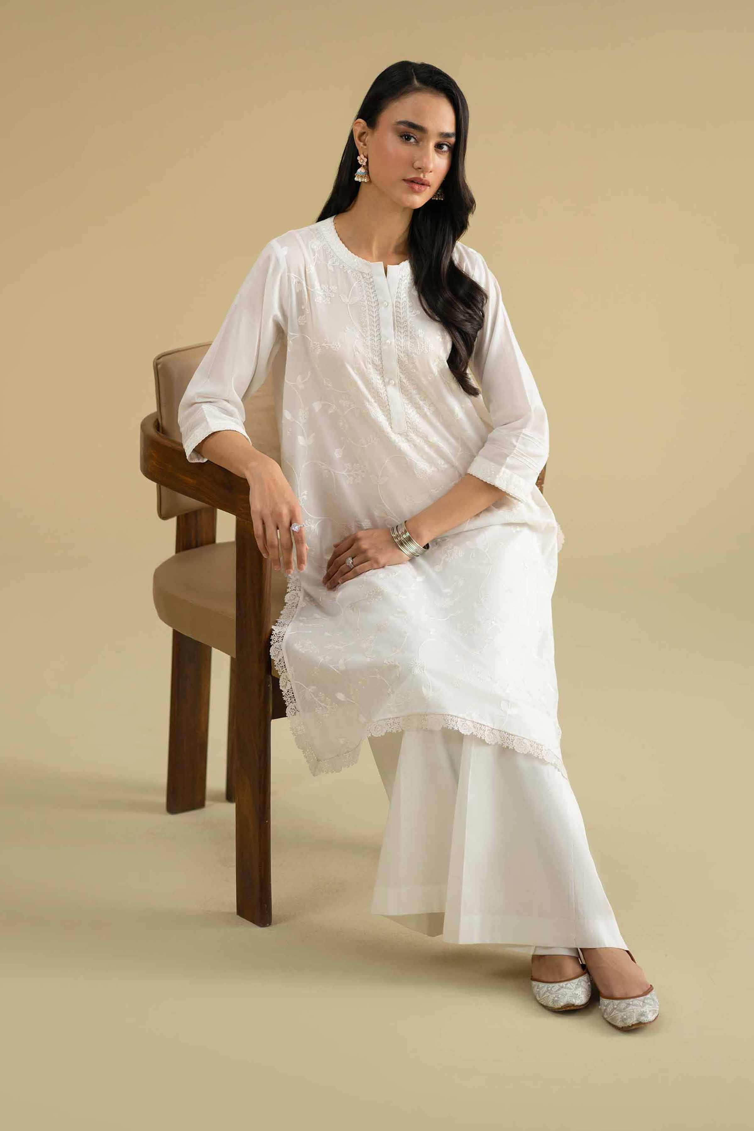 Embroidered Shirt - KFE26-03 for Women - Pret Collection | Nishat | Shop Online