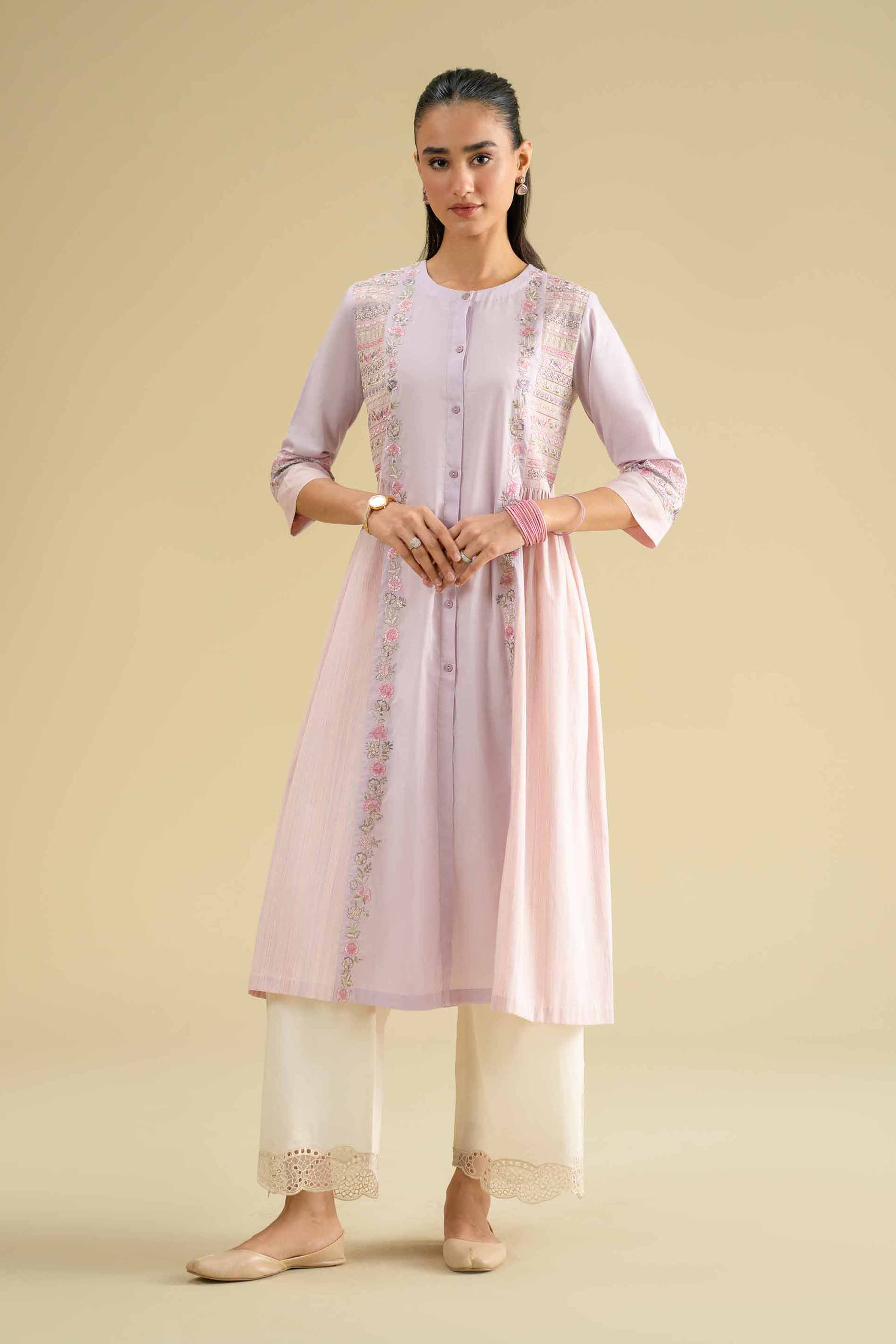 Embroidered Dress - KFE26-09 for Women - Pret Collection | Nishat | Shop Online