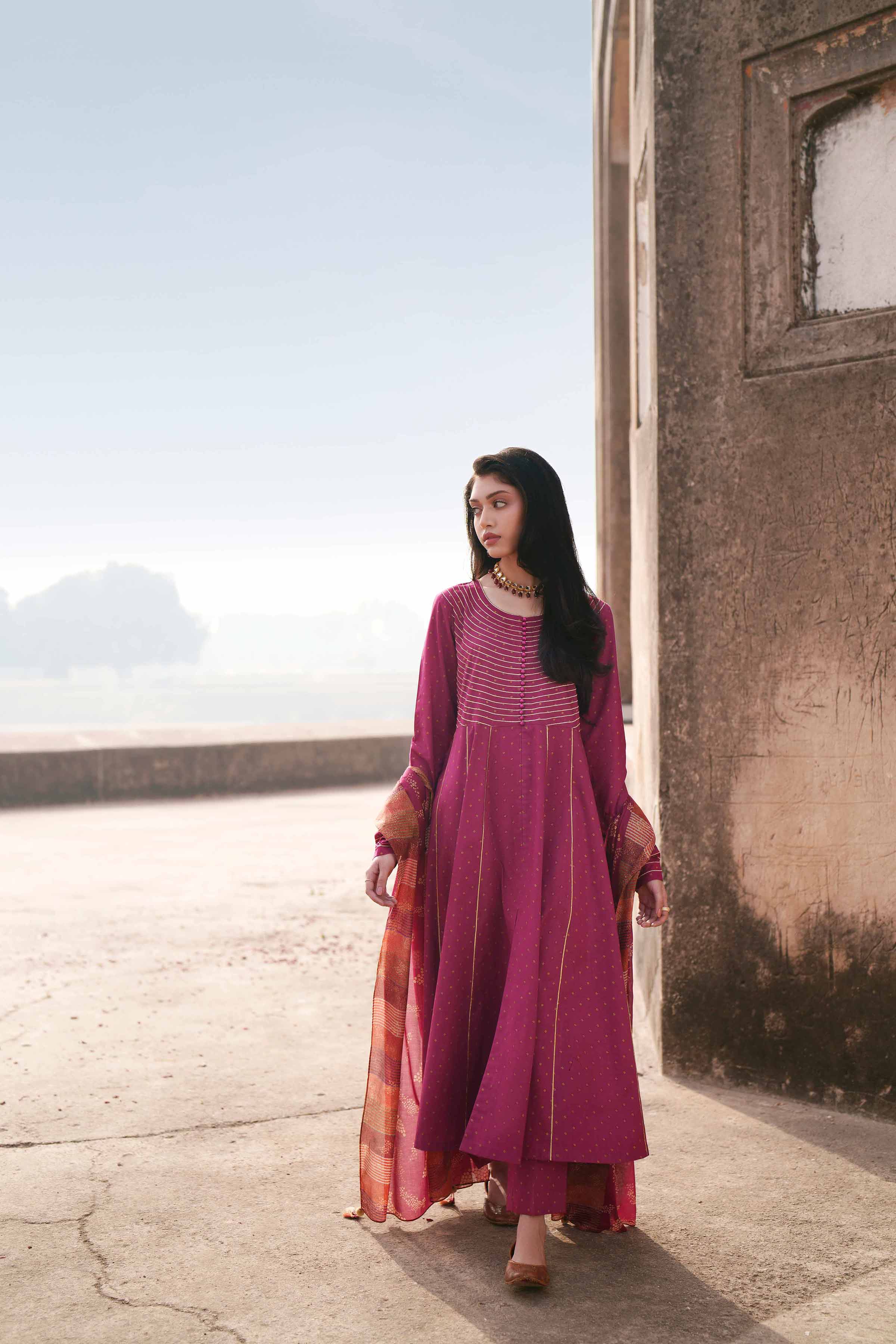 3 Piece - Embroidered Suit - KFE26-113