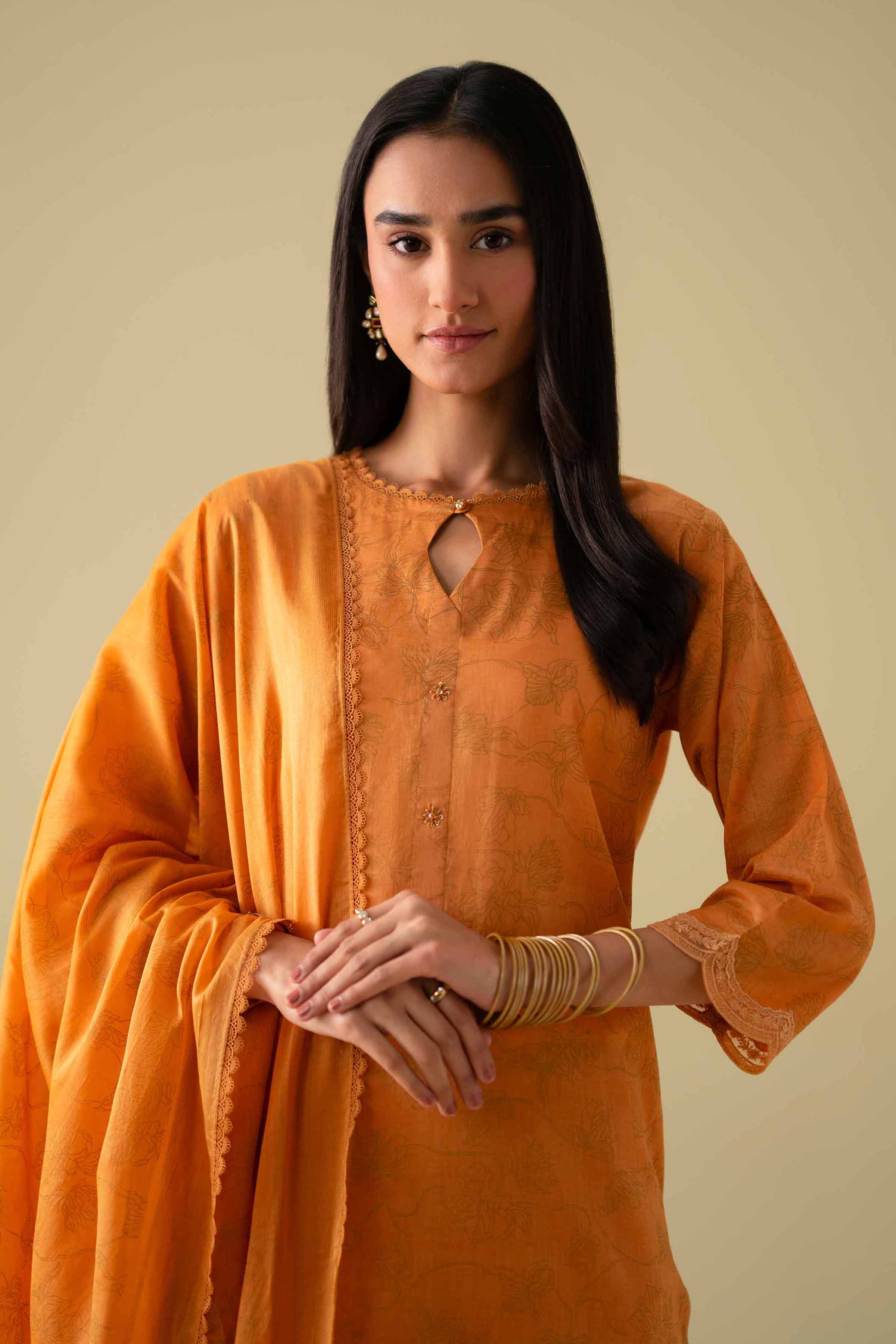 3 Piece - Printed Embroidered Suit - KFE26-115 for Women - Pret Collection | Nishat | Shop Online