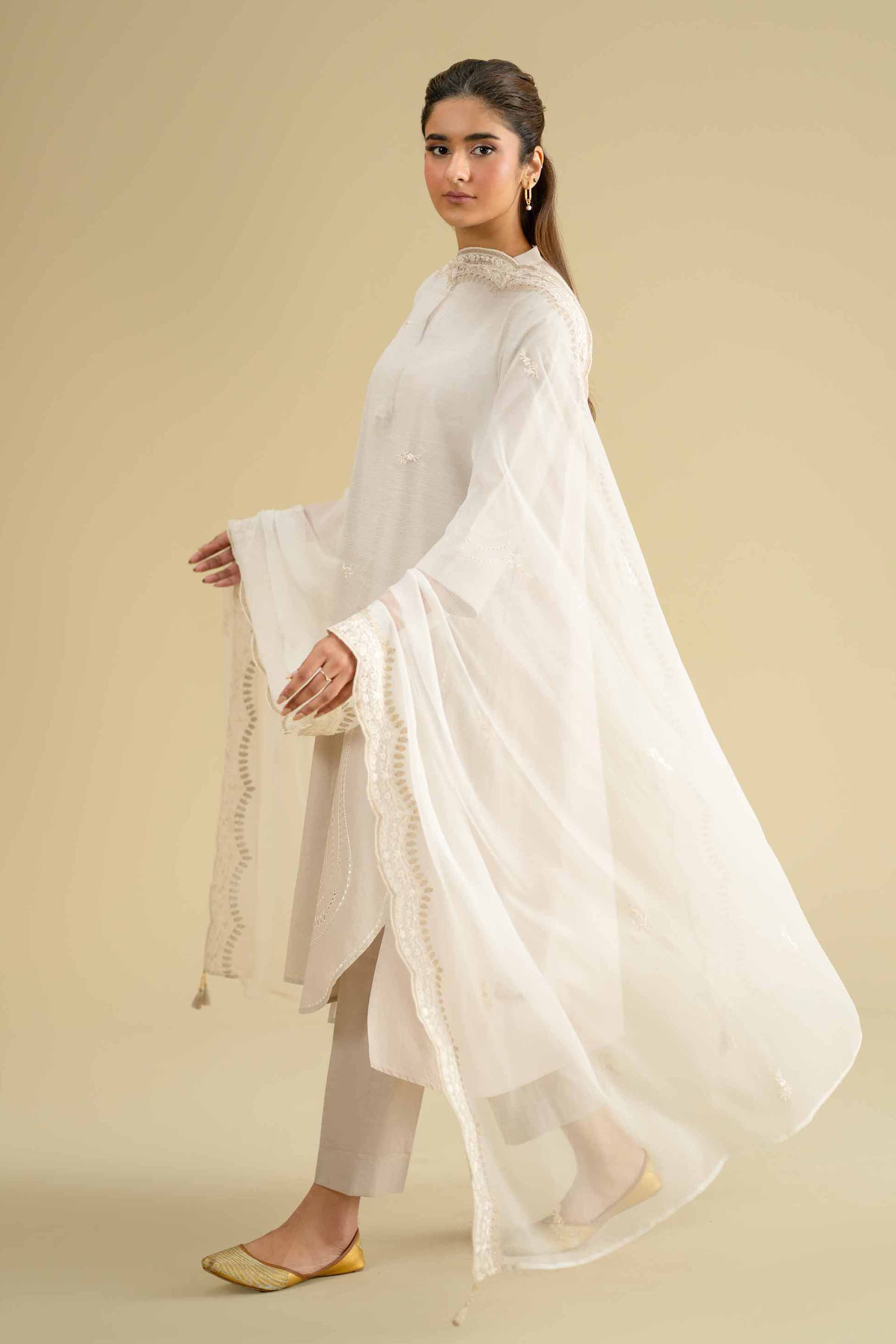 Embroidered Dupatta - KFE26-122 for Women - Pret Collection | Nishat | Shop Online