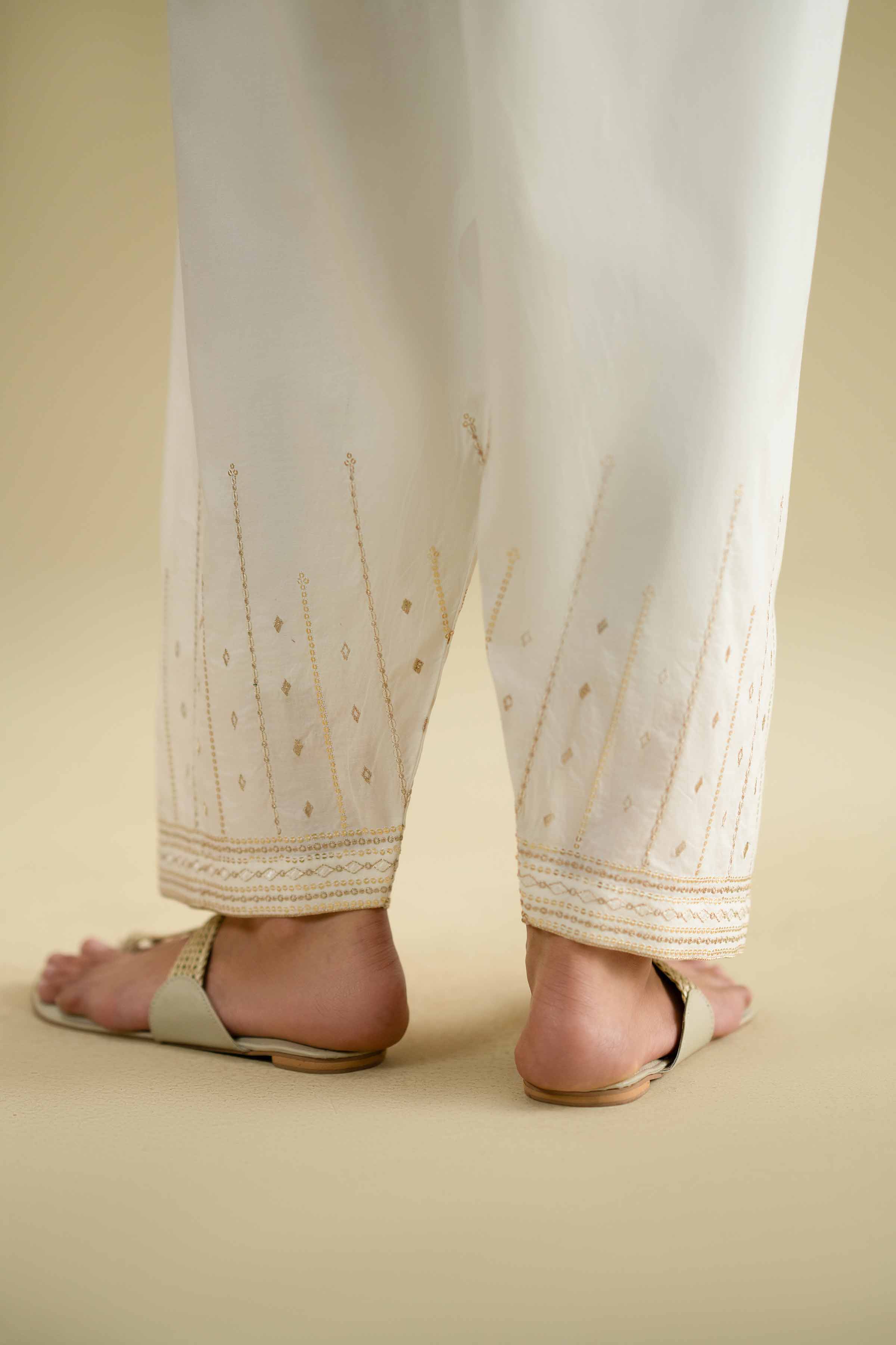 Embroidered Shalwar - KFE26-128 for Women - Pret Collection | Nishat | Shop Online