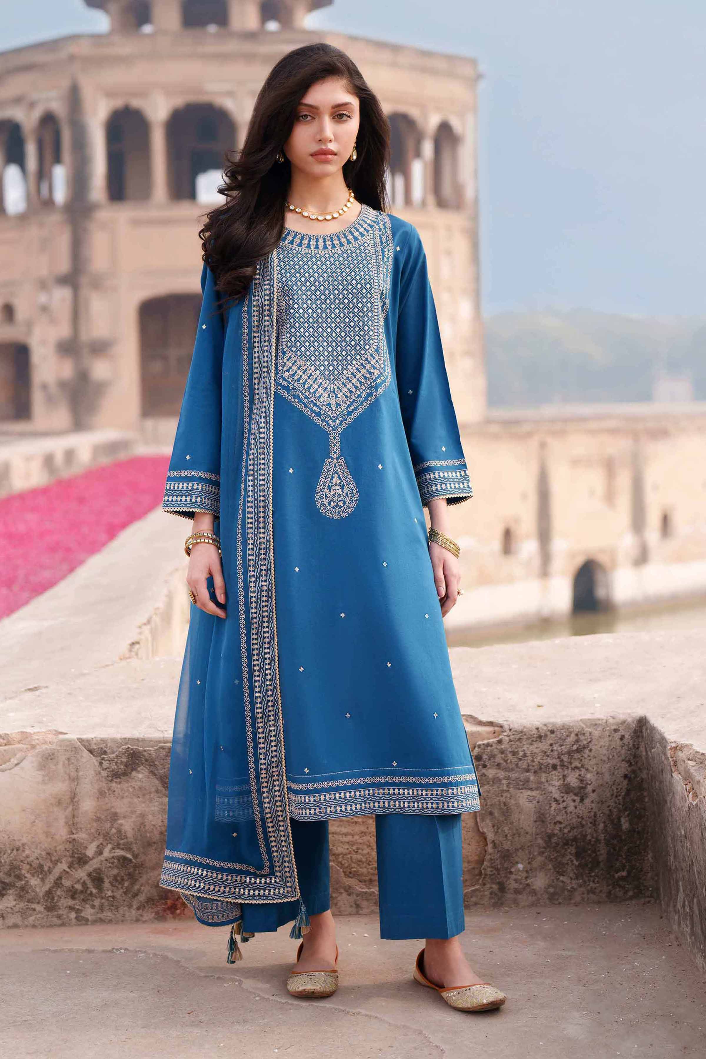 3 Piece - Embroidered Suit - KFE26-133 for Women - Pret Collection | Nishat | Shop Online