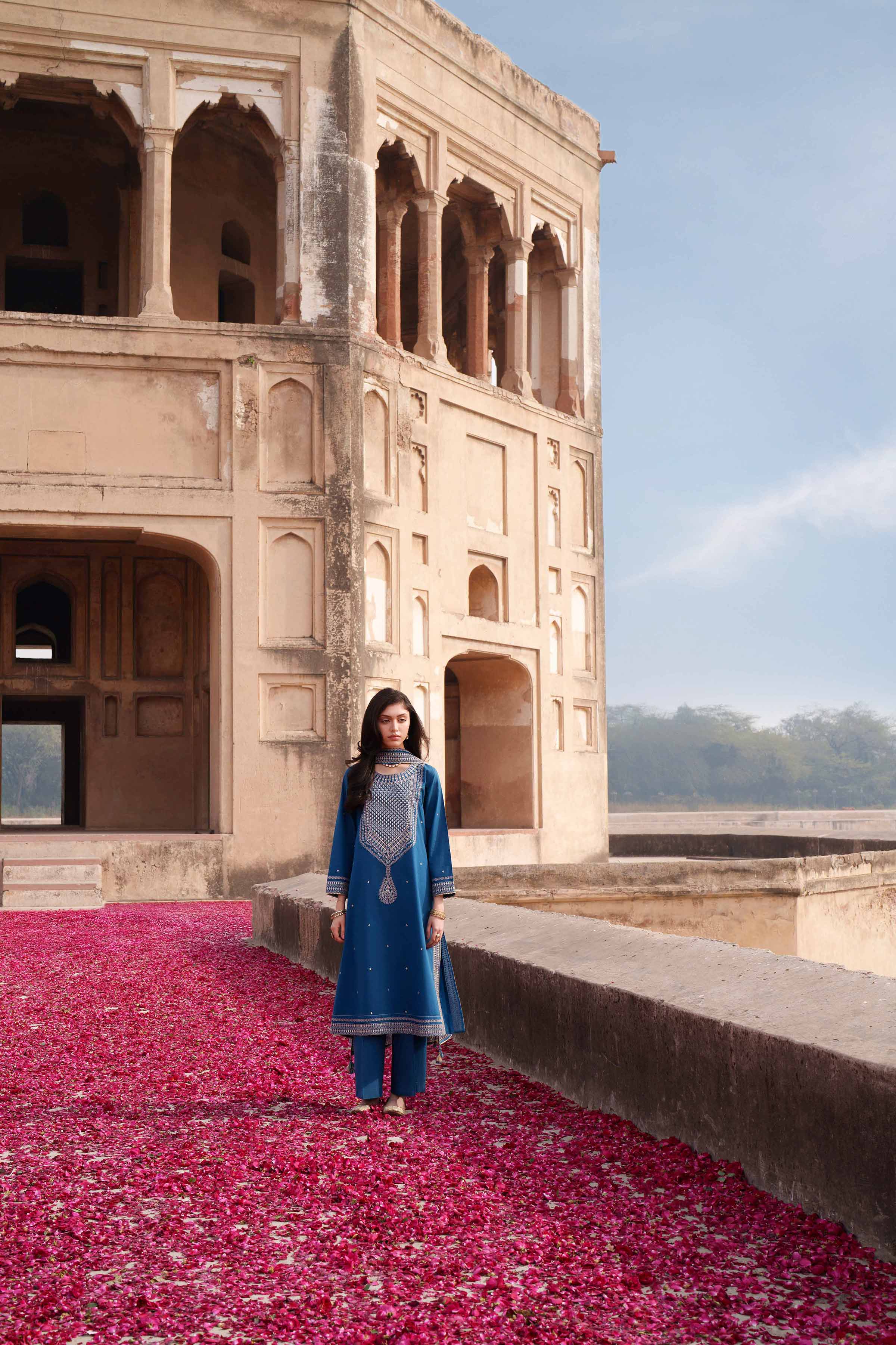 3 Piece - Embroidered Suit - KFE26-133 for Women - Pret Collection | Nishat | Shop Online