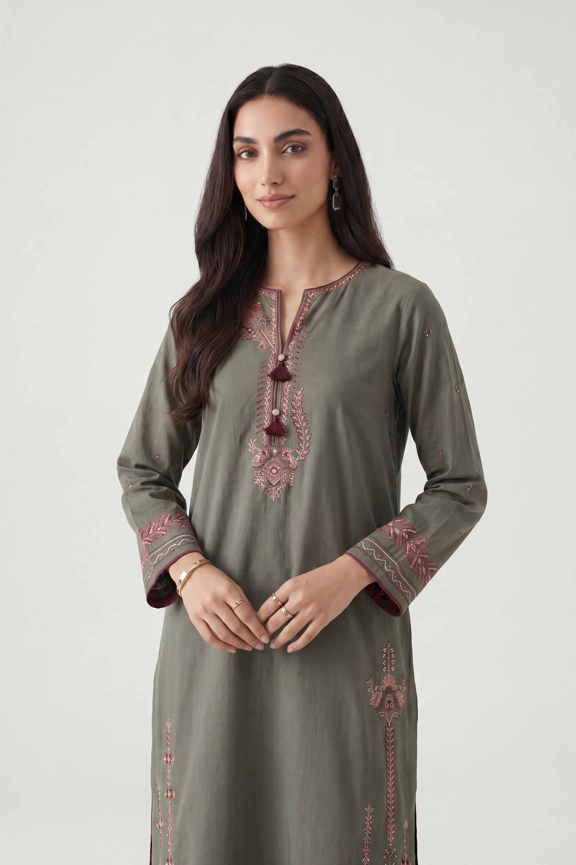 Embroidered Shirt - KFE26-137