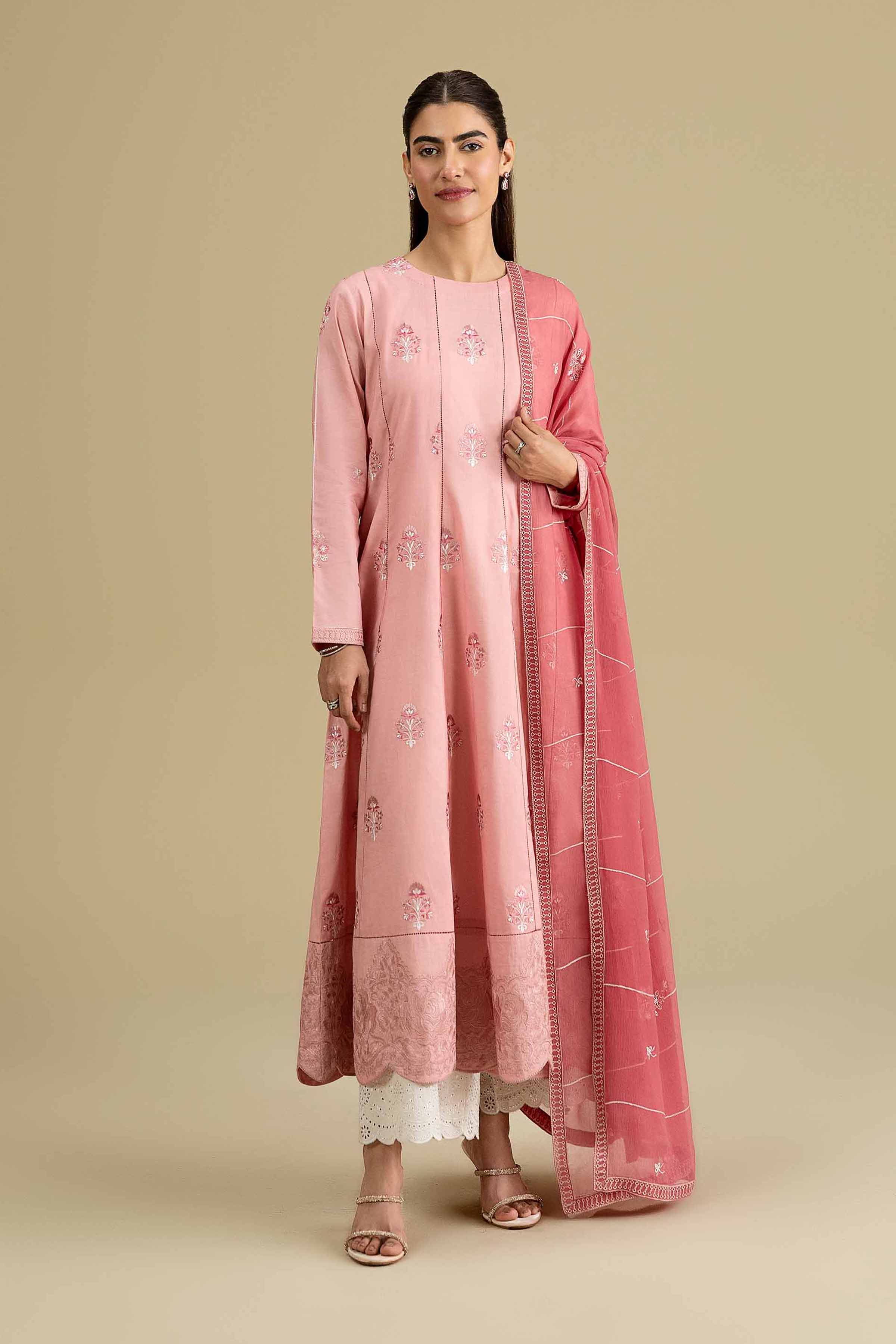 2 Piece - Embroidered Suit - KFE26-148