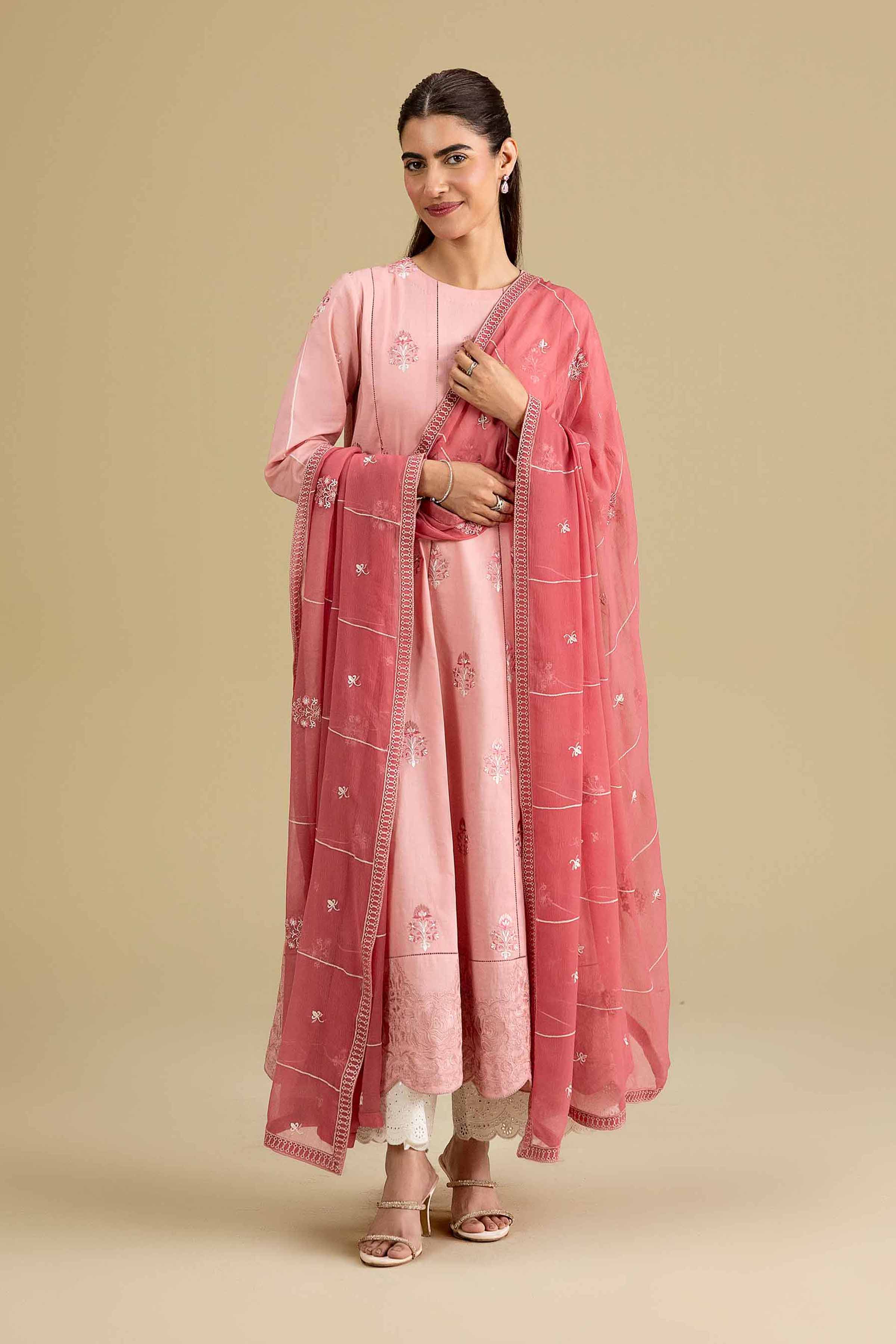 2 Piece - Embroidered Suit - KFE26-148