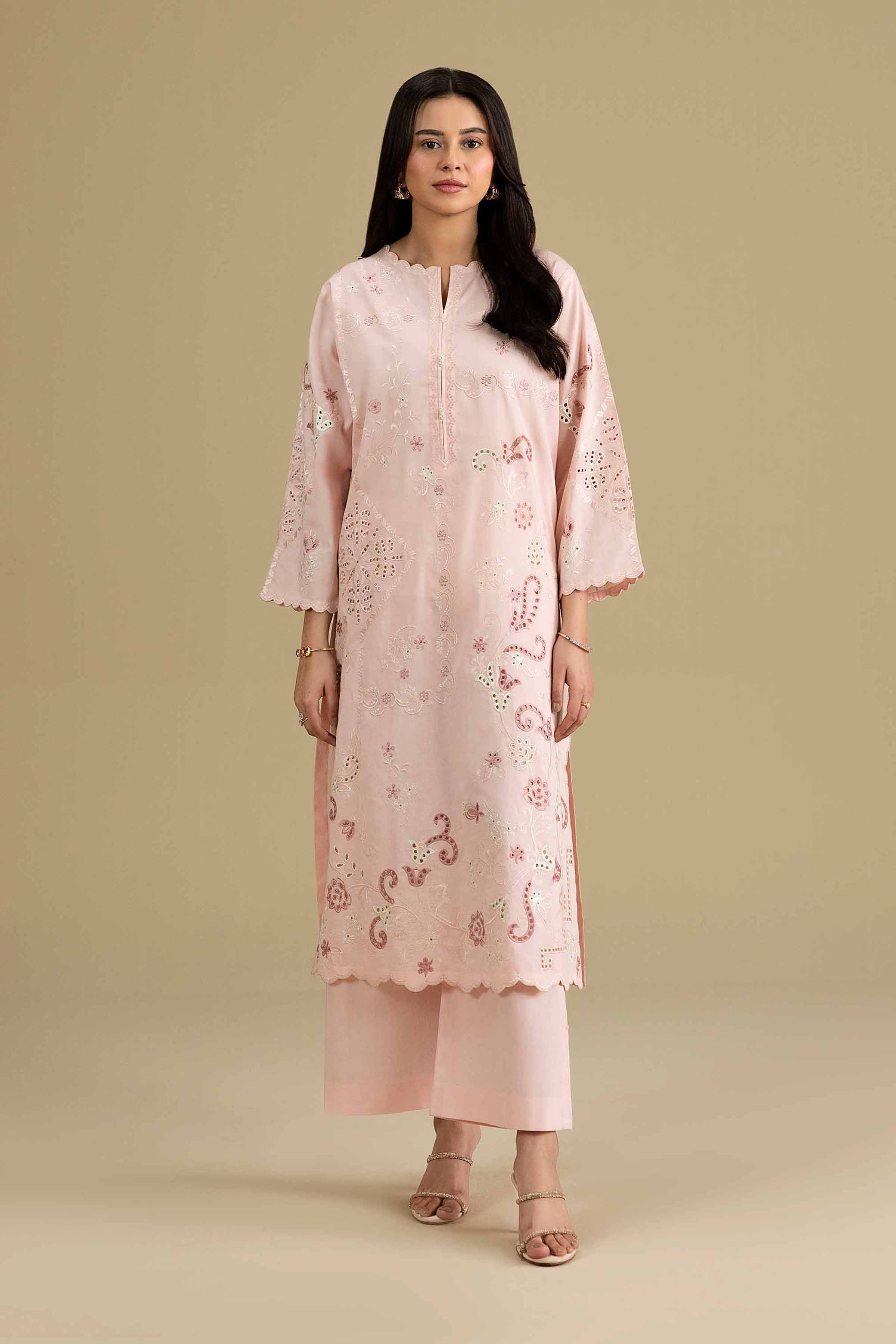 2 Piece - Embroidered Suit - KFE26-164