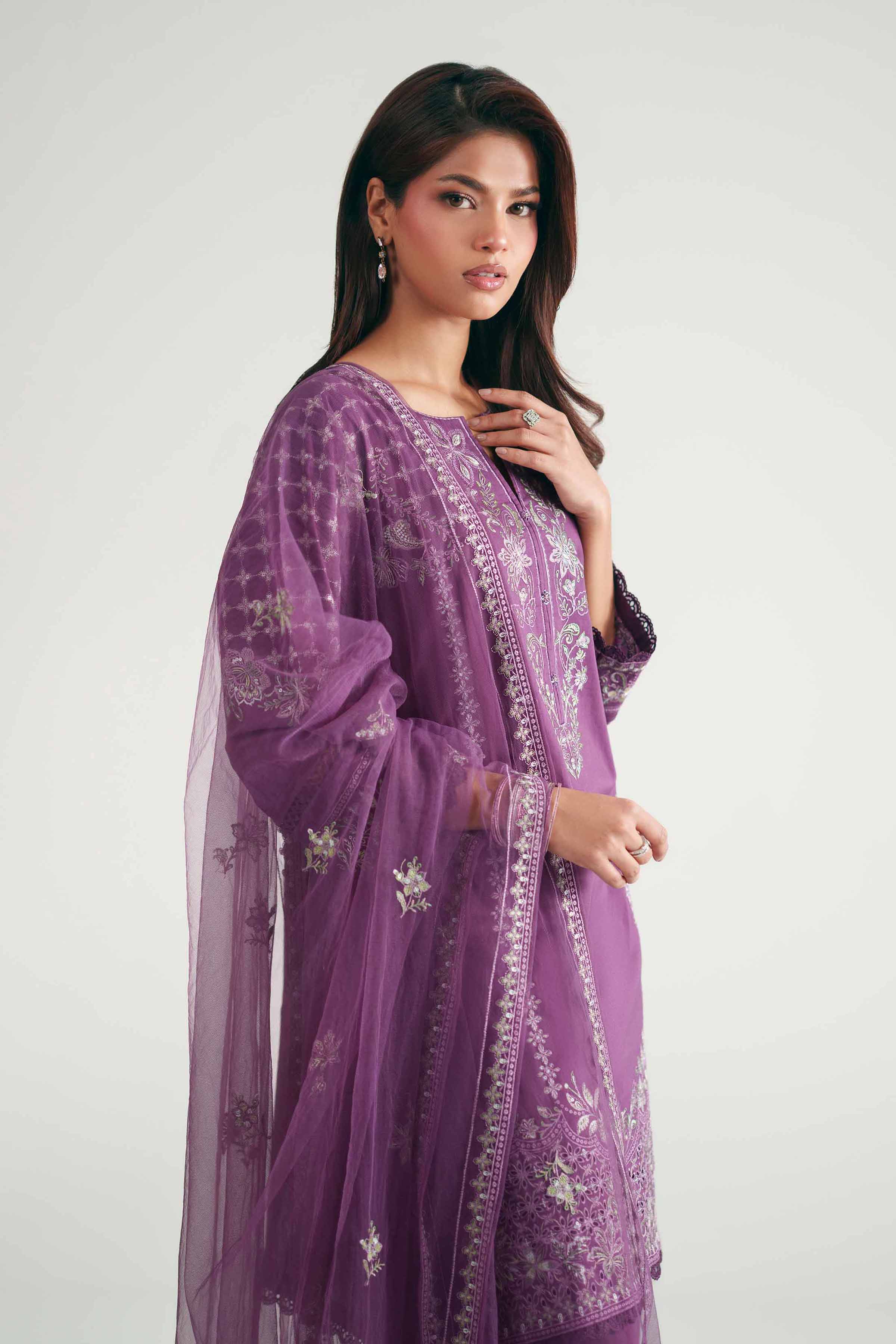 3 Piece - Embroidered Suit - KFE26-181