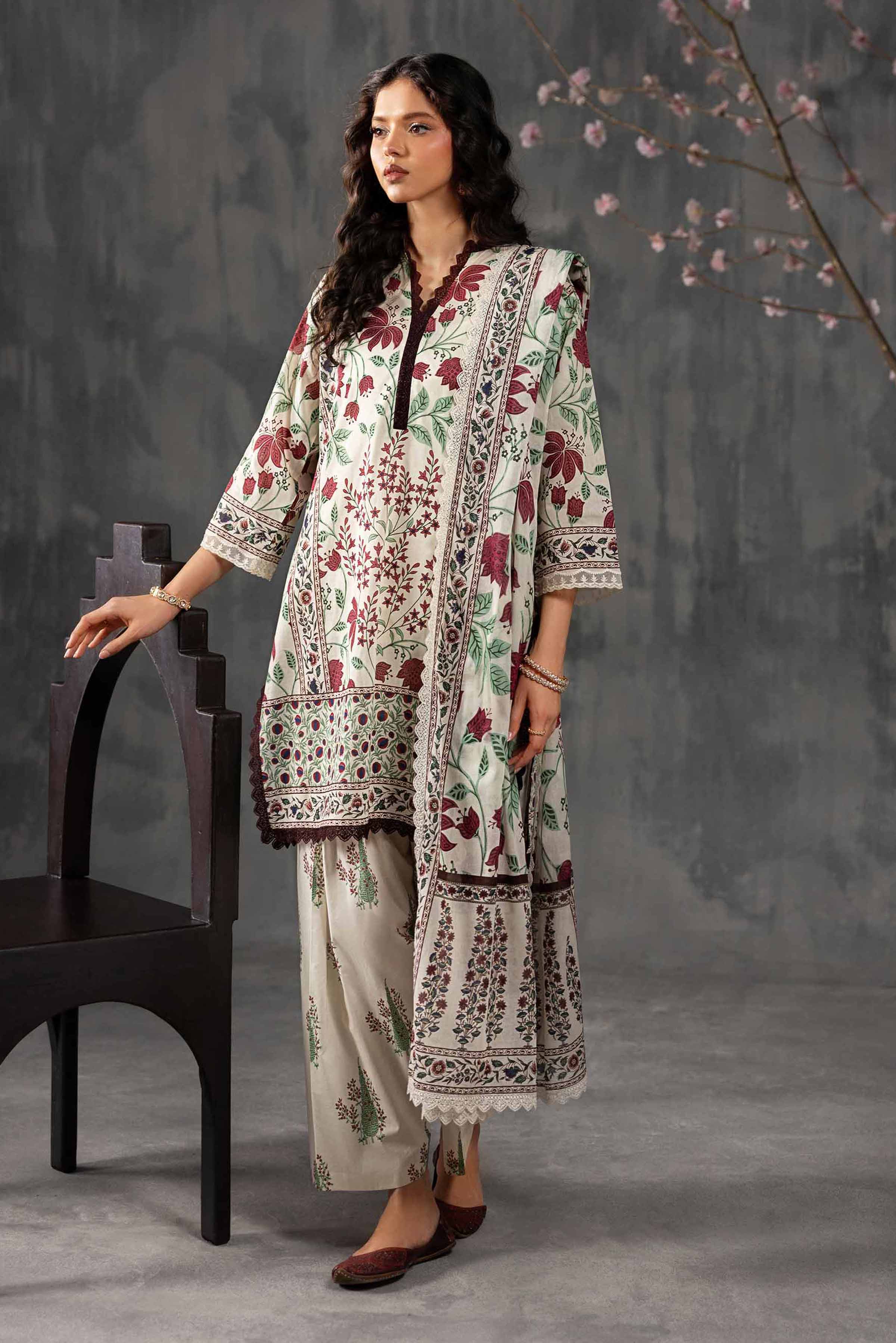 3 Piece - Printed Suit - KFE26-203