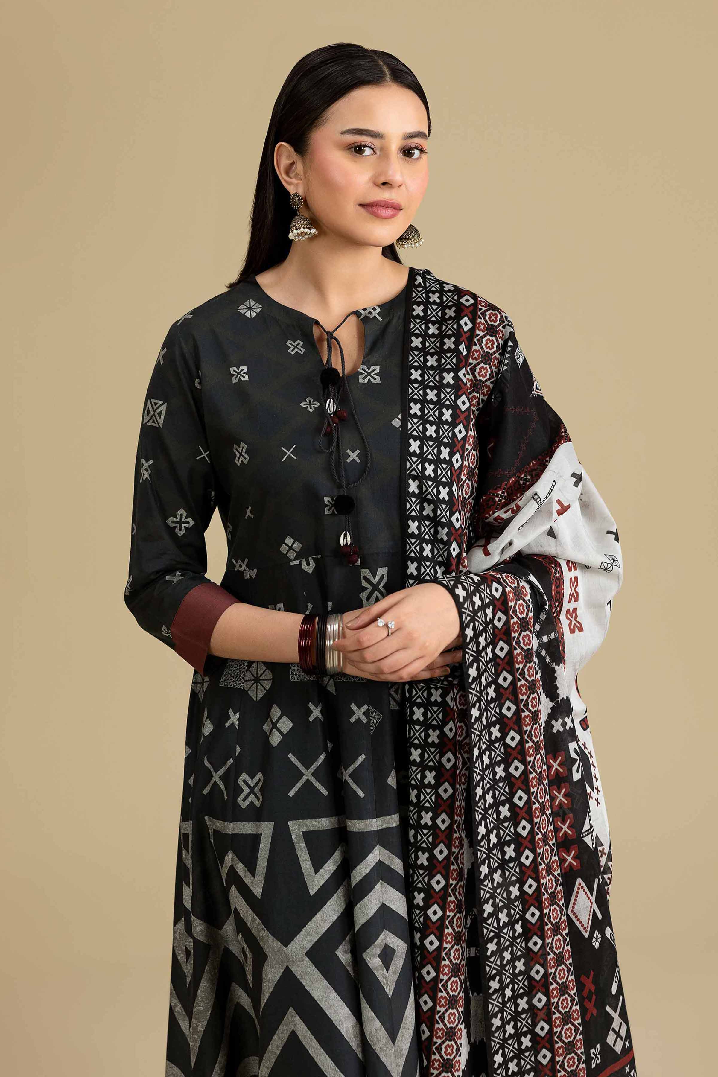 3 Piece - Printed Suit - KFE26-205