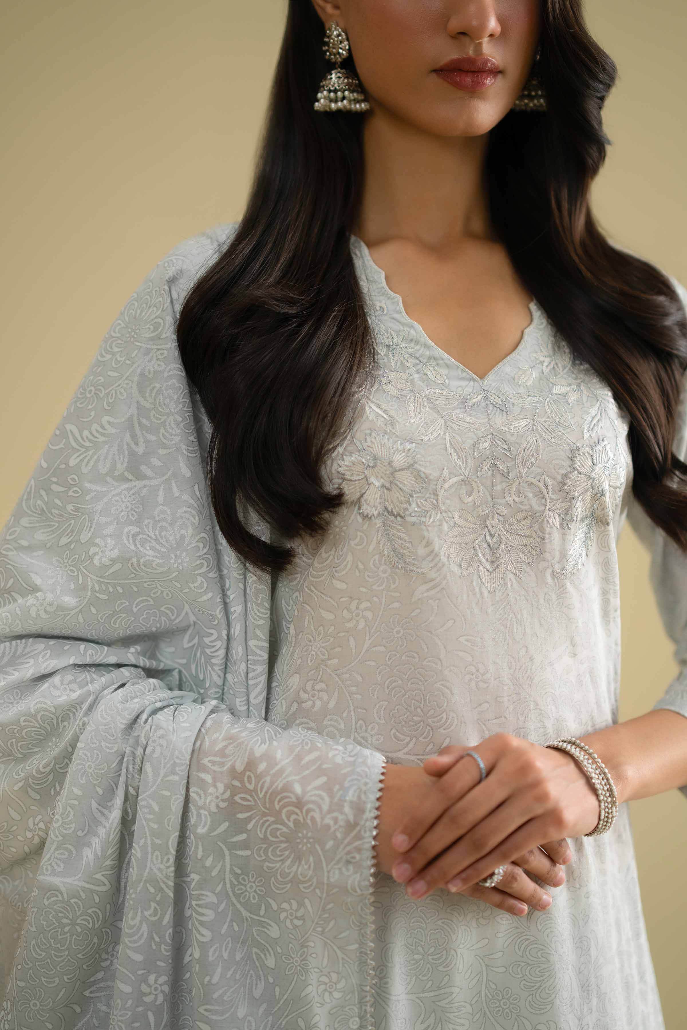 2 Piece - Printed Embroidered Suit - KFE26-229 for Women - Pret Collection | Nishat | Shop Online