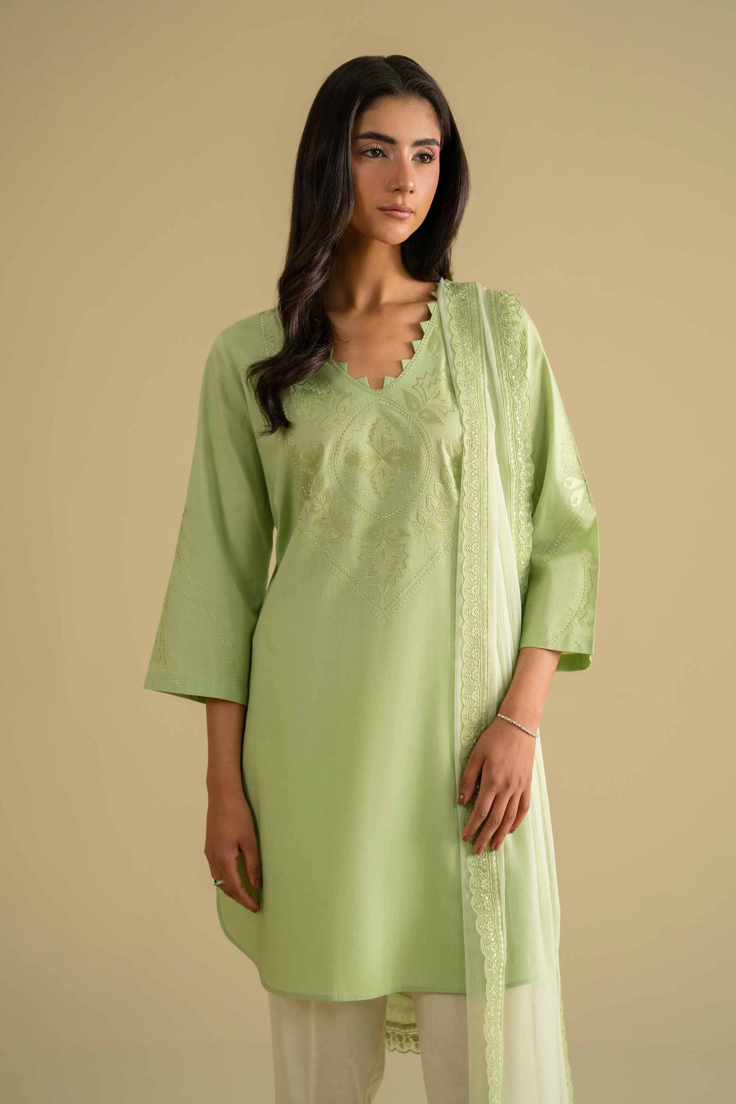 2 Piece - Embroidered Suit - KFE26-23 for Women - Pret Collection | Nishat | Shop Online