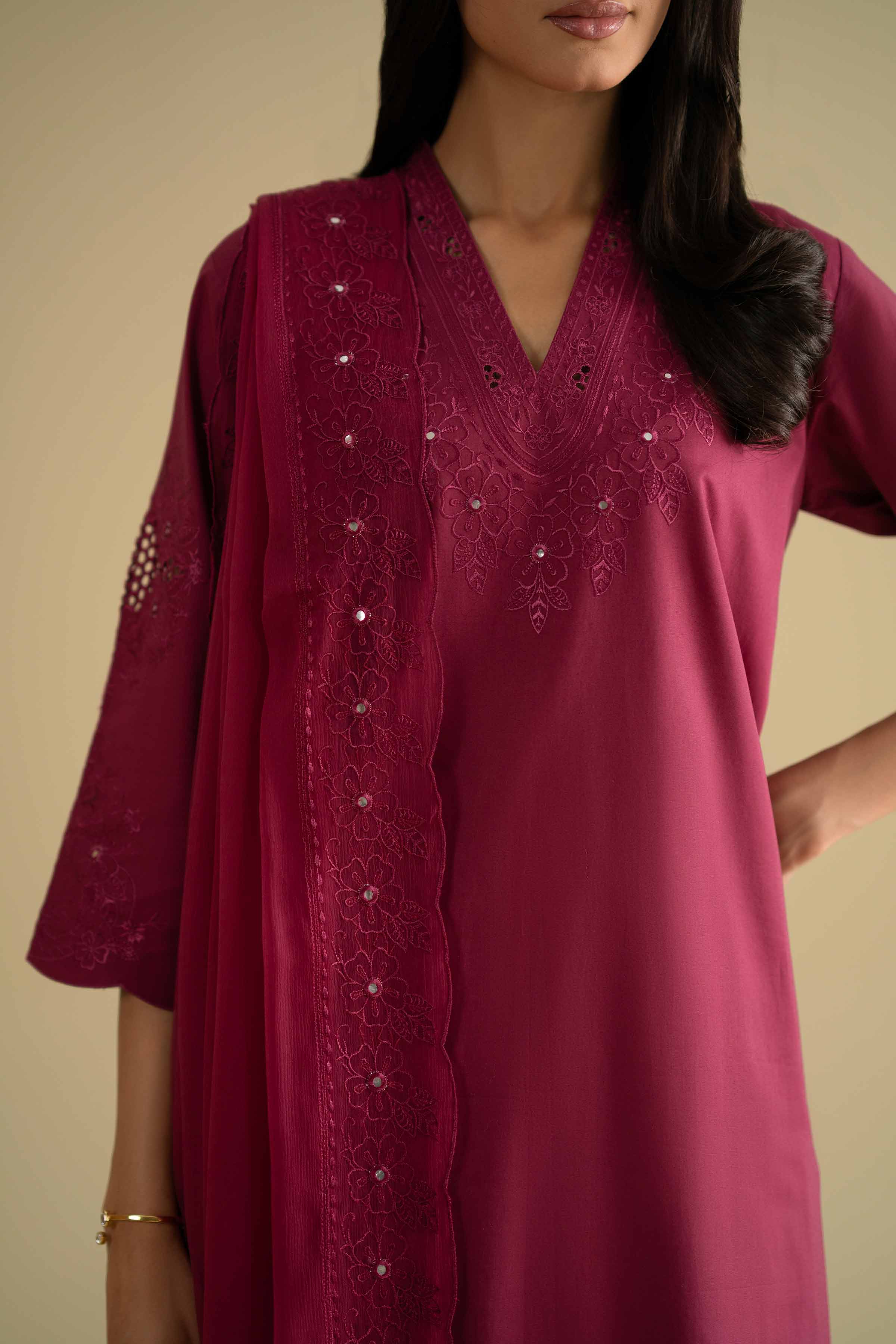 2 Piece - Embroidered Suit - KFE26-24 for Women - Pret Collection | Nishat | Shop Online
