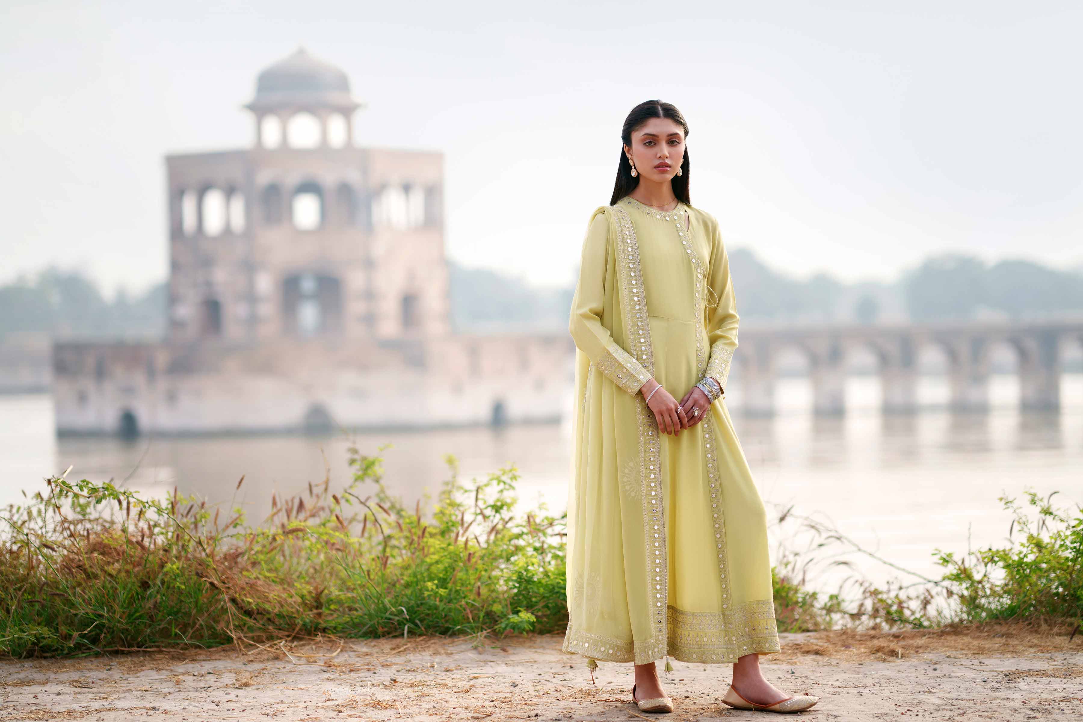 2 Piece - Embroidered Suit - KFE26-25 for Women - Pret Collection | Nishat | Shop Online