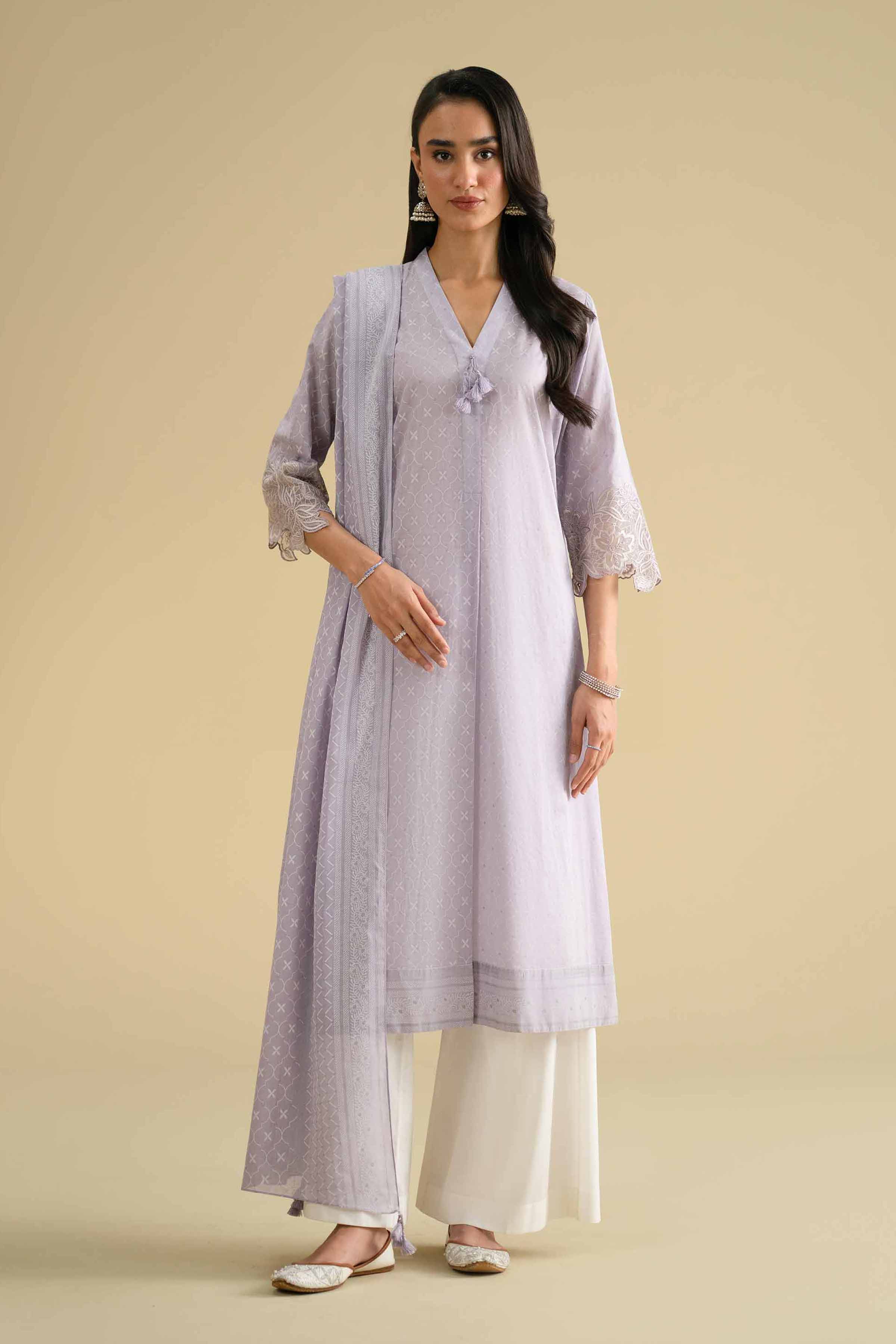 2 Piece - Printed Embroidered Suit - KFE26-28 for Women - Pret Collection | Nishat | Shop Online