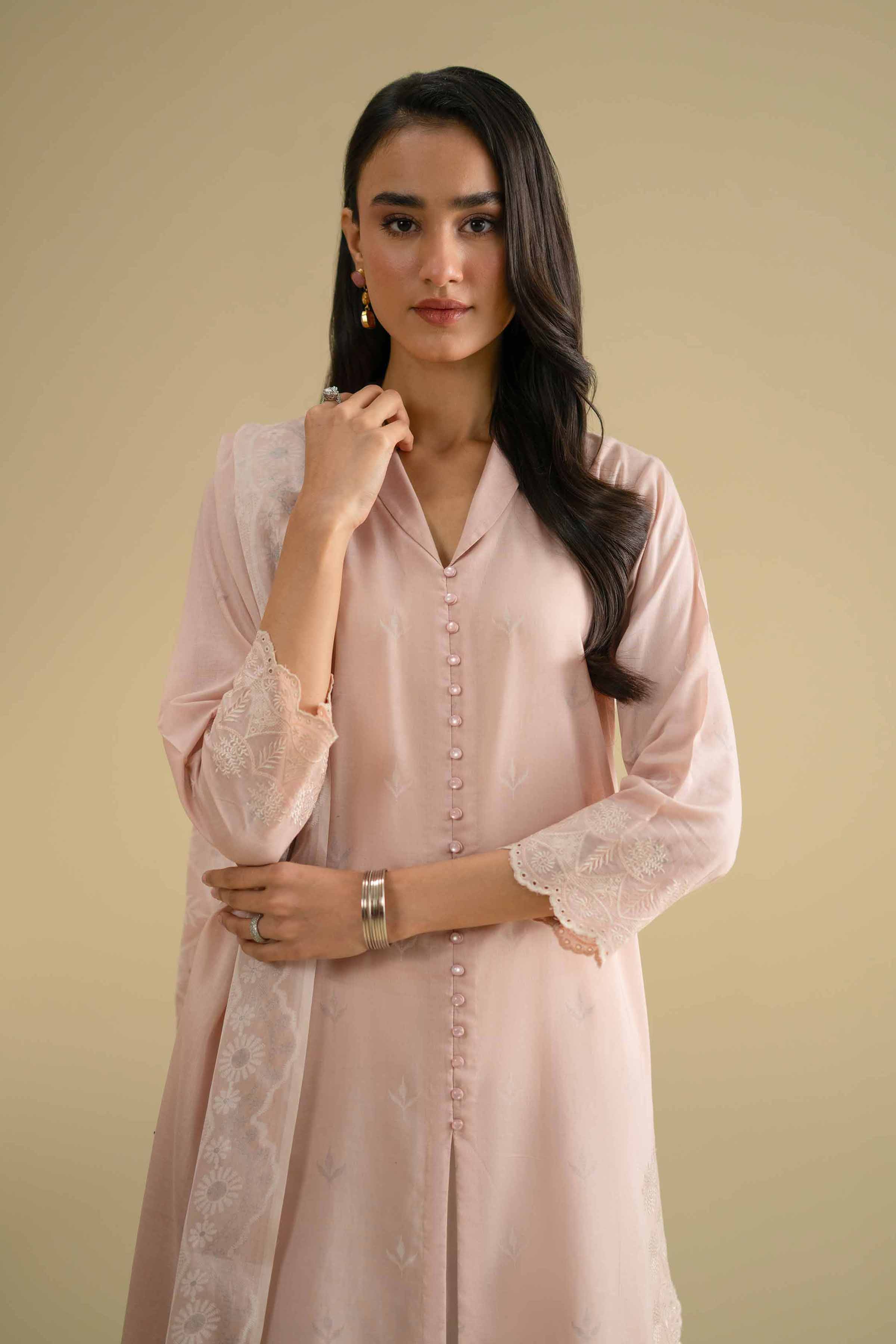 2 Piece - Printed Embroidered Suit - KFE26-29 for Women - Pret Collection | Nishat | Shop Online