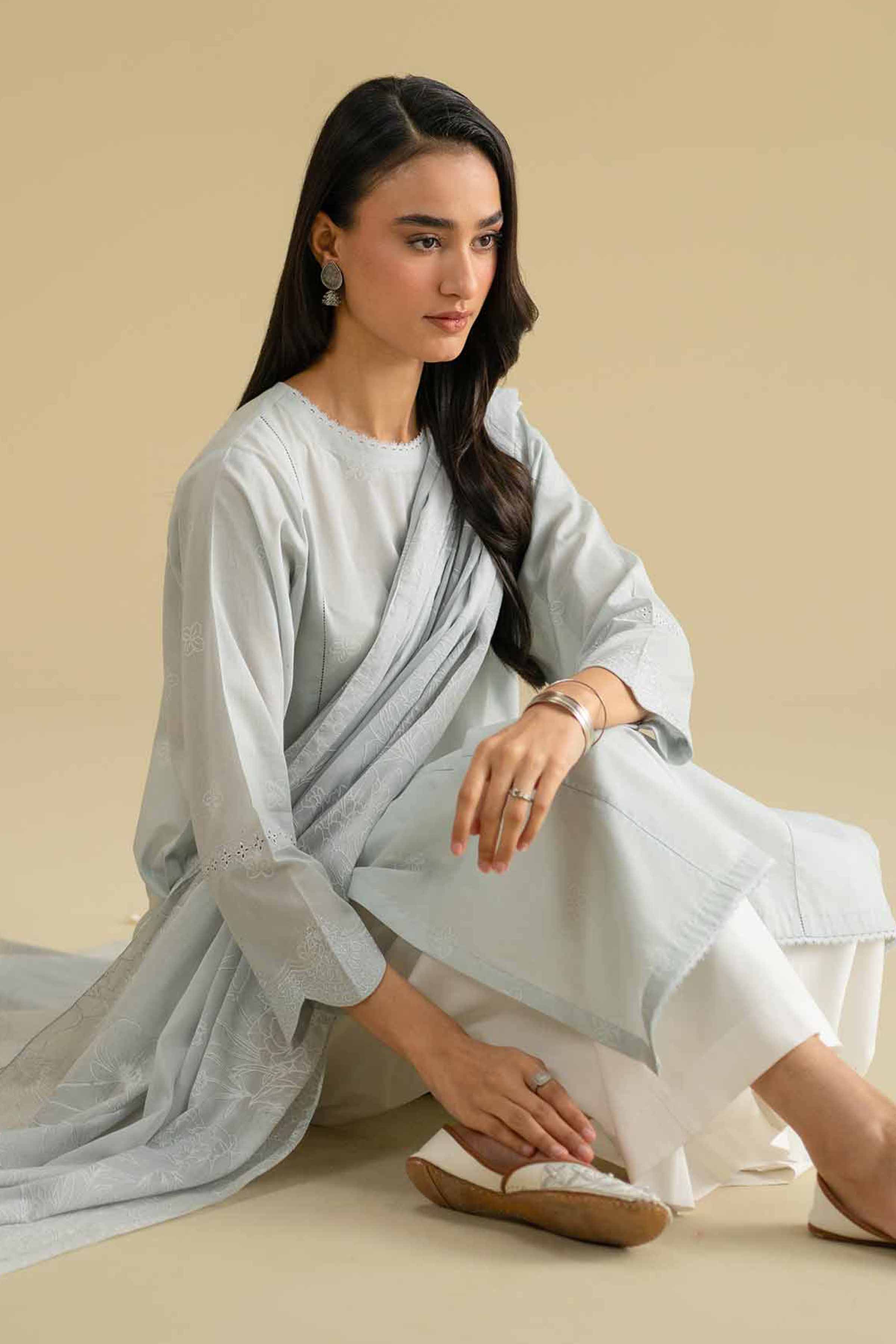 2 Piece - Printed Embroidered Suit - KFE26-30 for Women - Pret Collection | Nishat | Shop Online