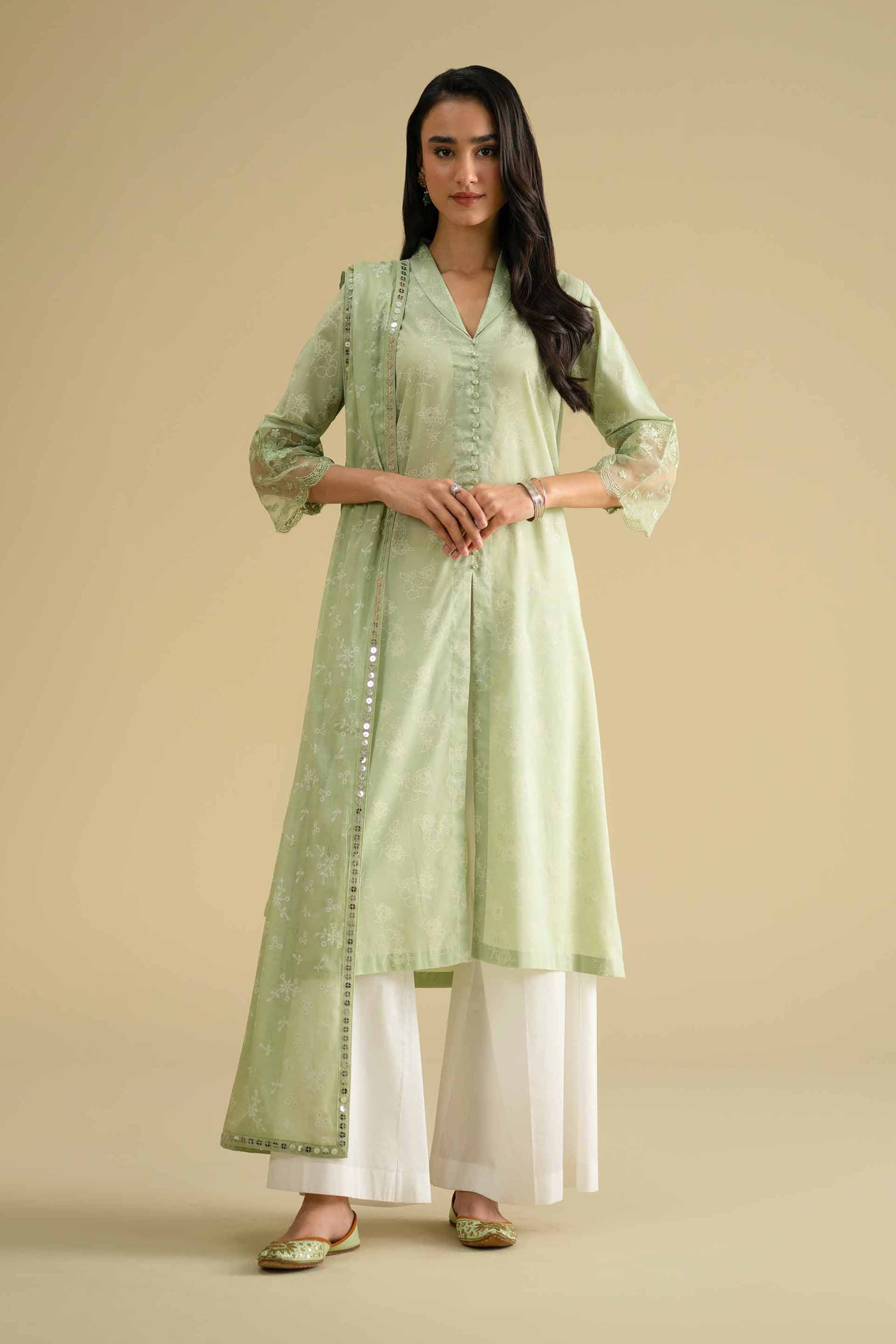 2 Piece - Printed Embroidered Suit - KFE26-31 for Women - Pret Collection | Nishat | Shop Online