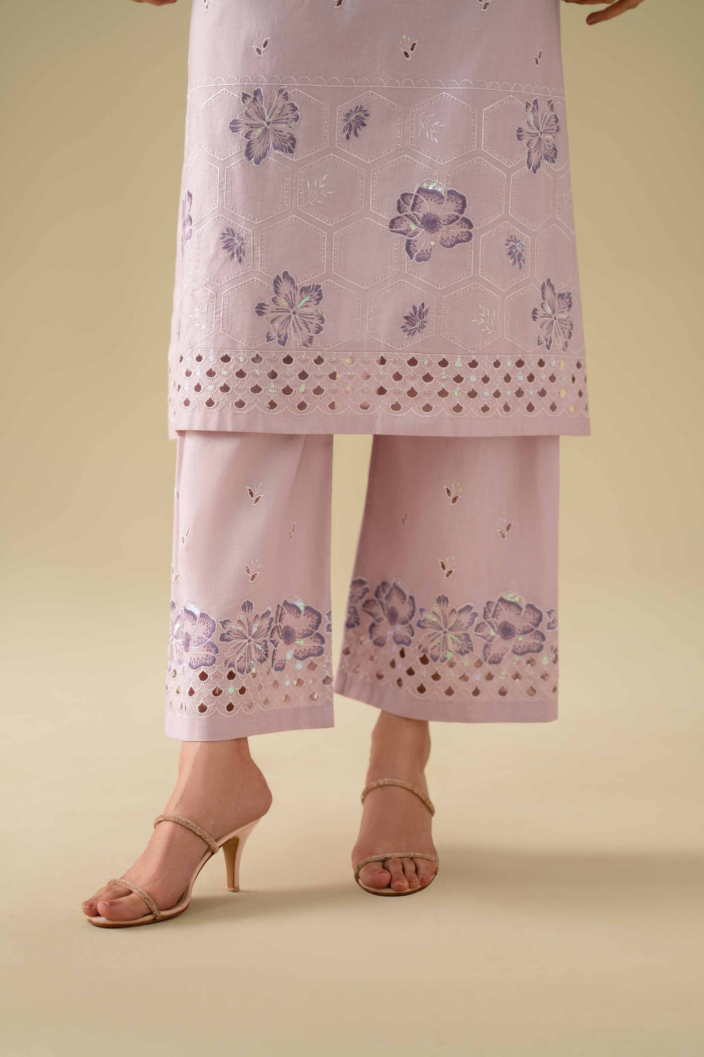 2 Piece - Embroidered Suit - KFE26-34