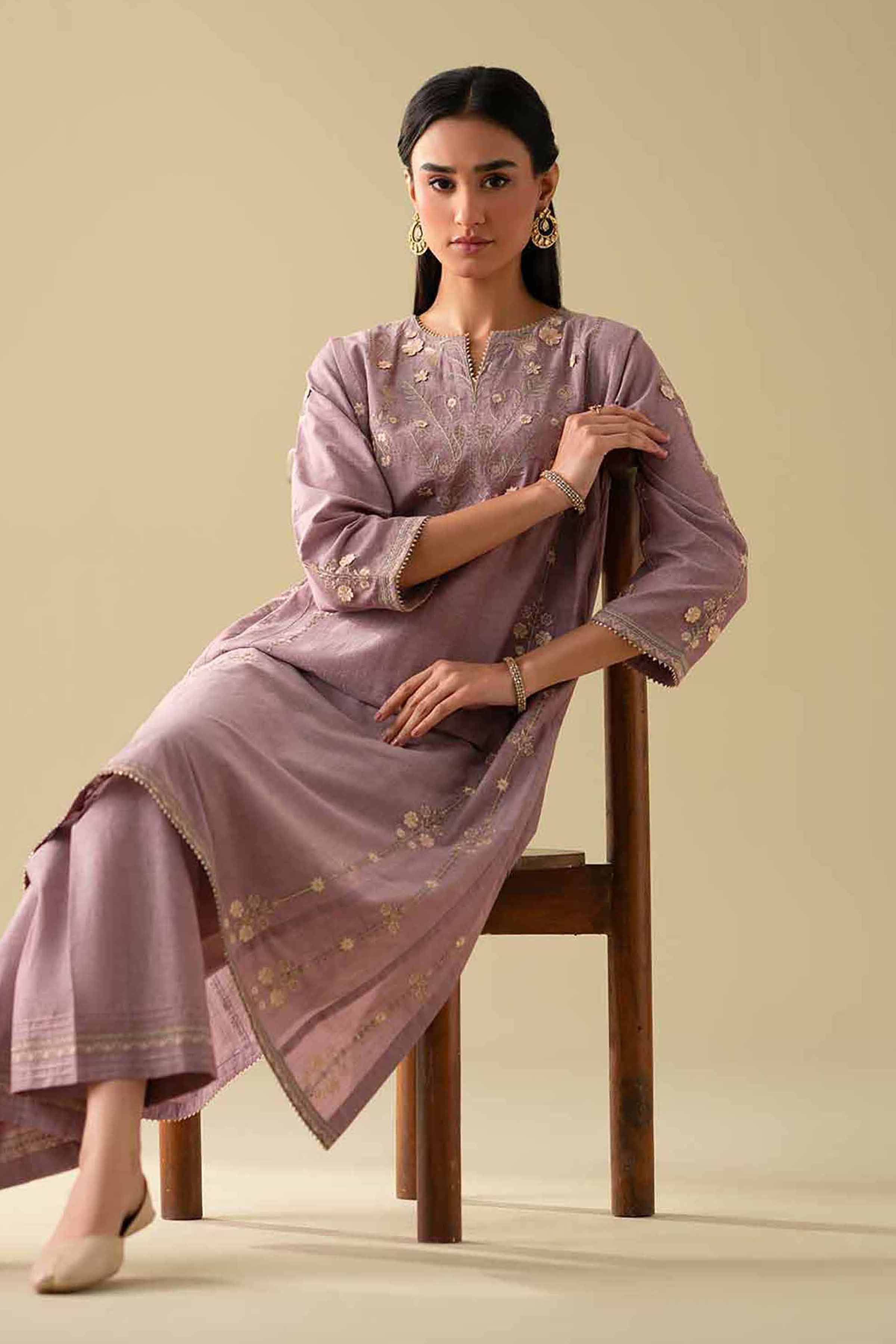 2 Piece - Embroidered Suit - KFE26-36 for Women - Pret Collection | Nishat | Shop Online