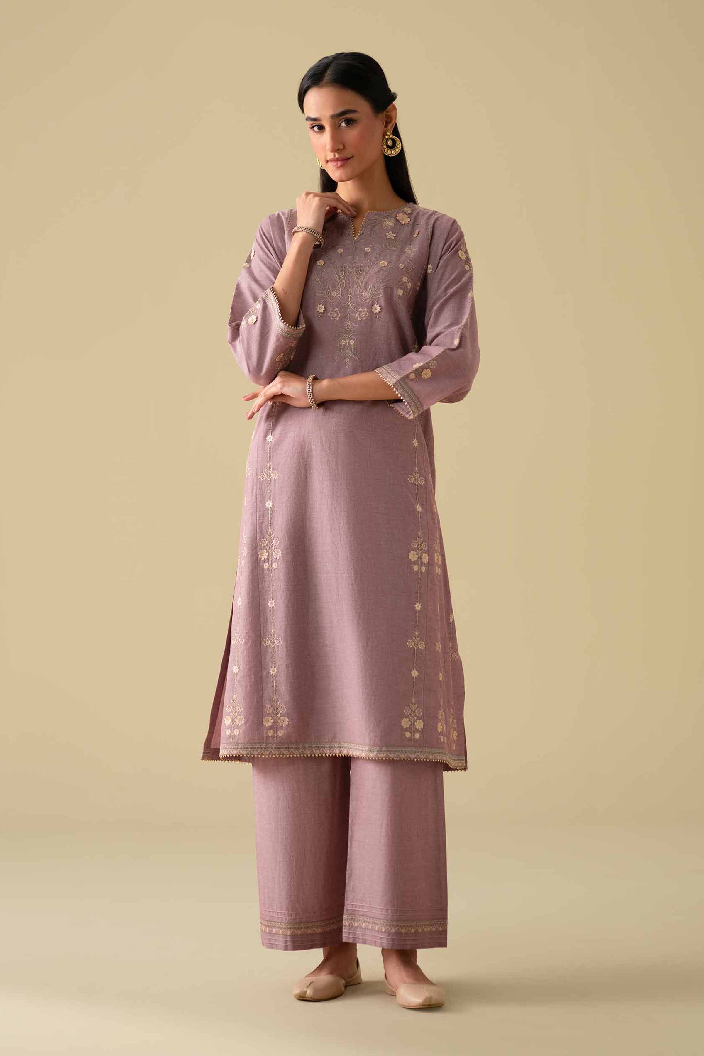 2 Piece - Embroidered Suit - KFE26-36 for Women - Pret Collection | Nishat | Shop Online
