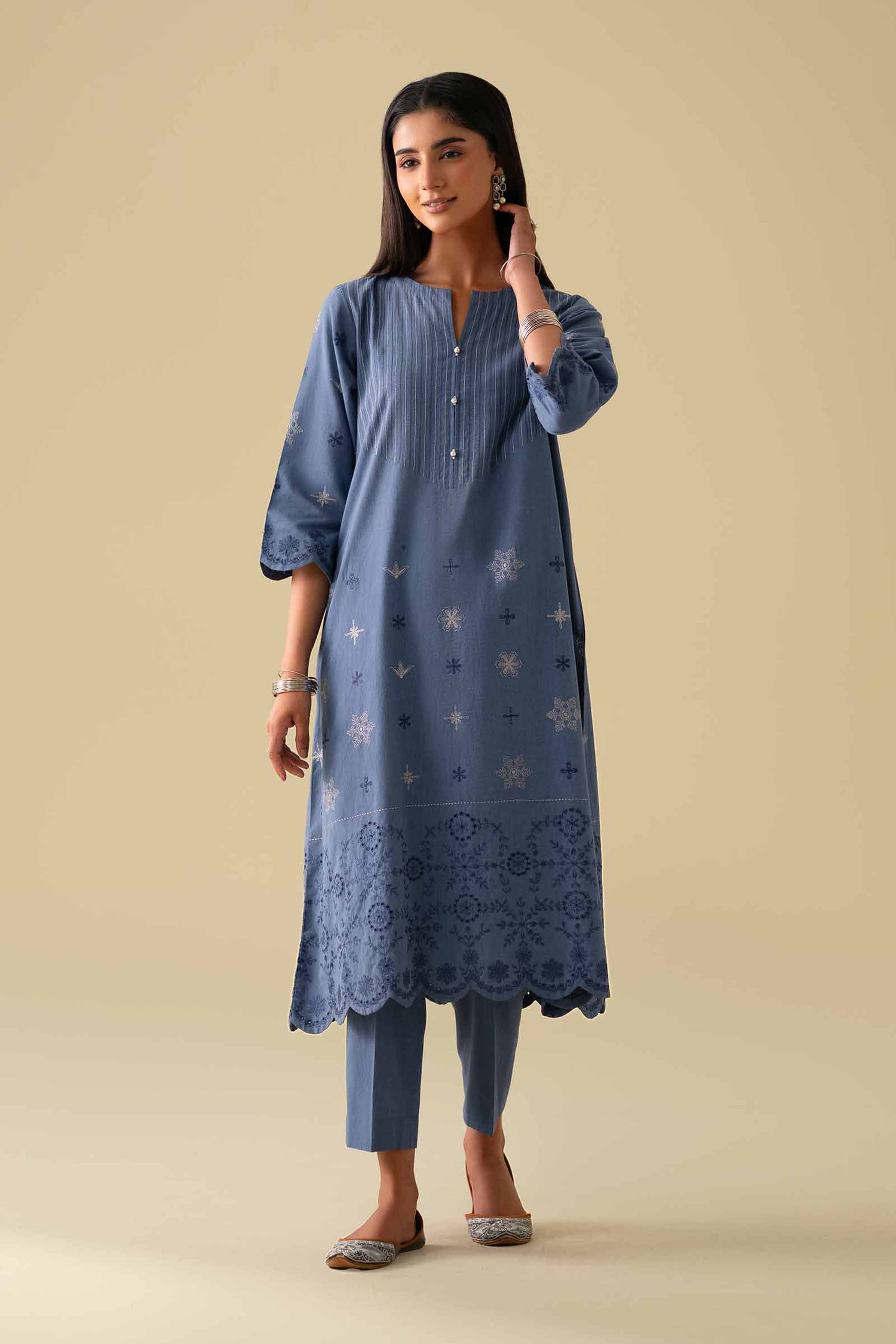 2 Piece - Embroidered Suit - KFE26-42 for Women - Pret Collection | Nishat | Shop Online